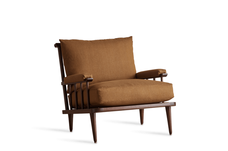 Nickey Kehoe Spindle Back Chair - Mid Century Modern Dining Chair, Solid Wood Accent Chair for Kitchen, Dining Room & Office | Comfortable & Stylish Seating Solution