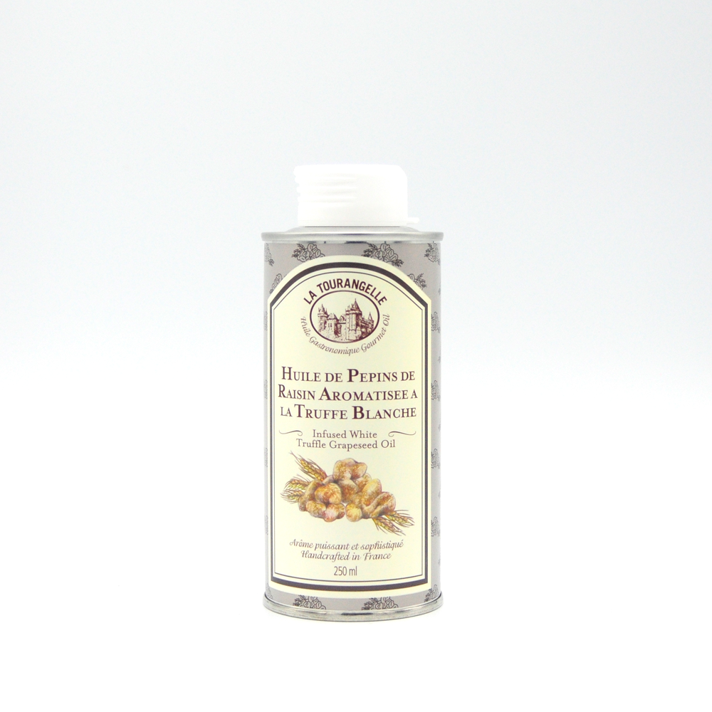 Premium White Truffle Oil 250ml - La Tourangelle Artisan Infused Gourmet Cooking Oil - Perfect for Pasta, Risotto, Pizza & Fine Dining Dishes