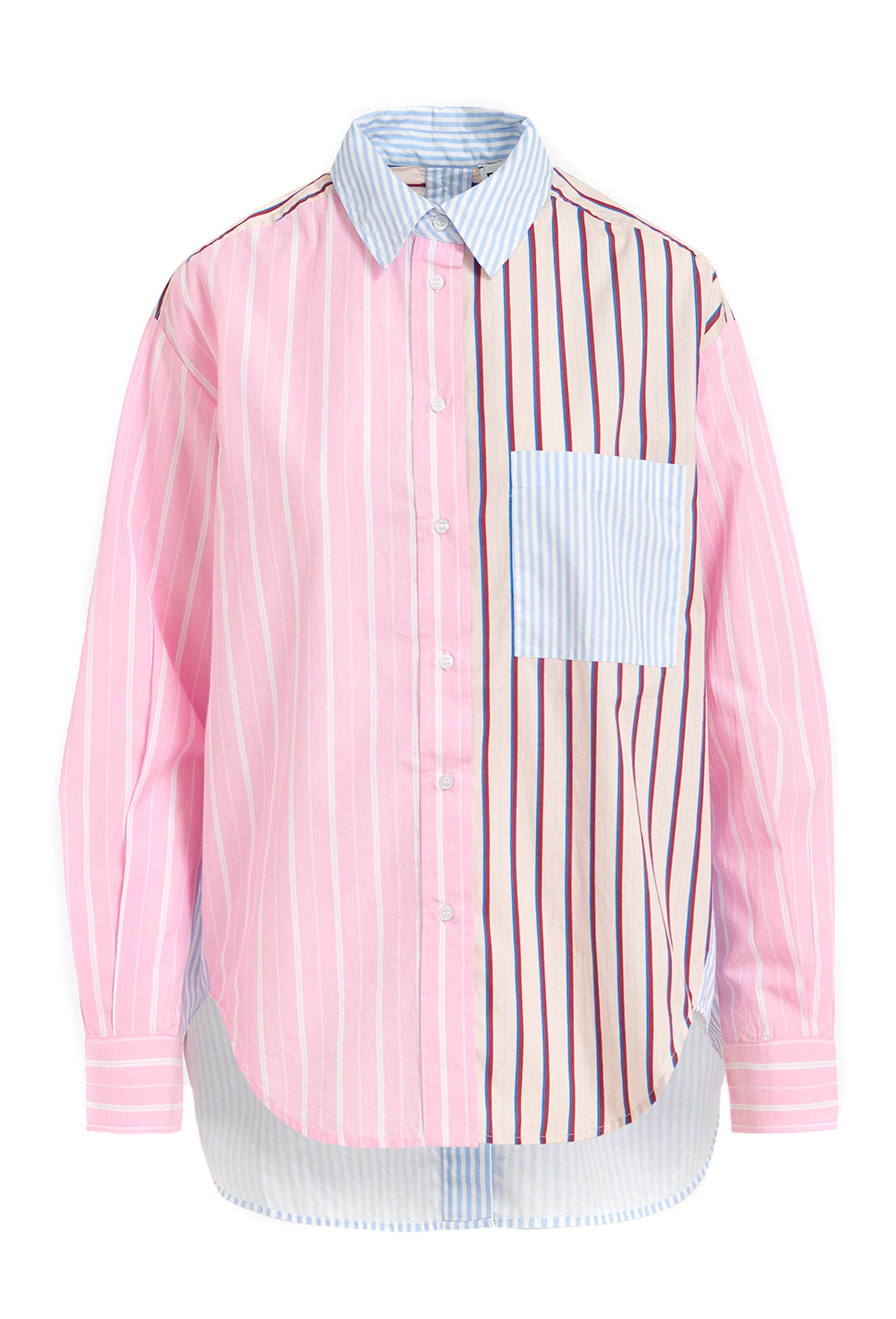 Essentiel Antwerp Women's Striped Shirt | Fashionable Casual Top for Everyday Wear | Perfect for Office, Outings & Date Nights