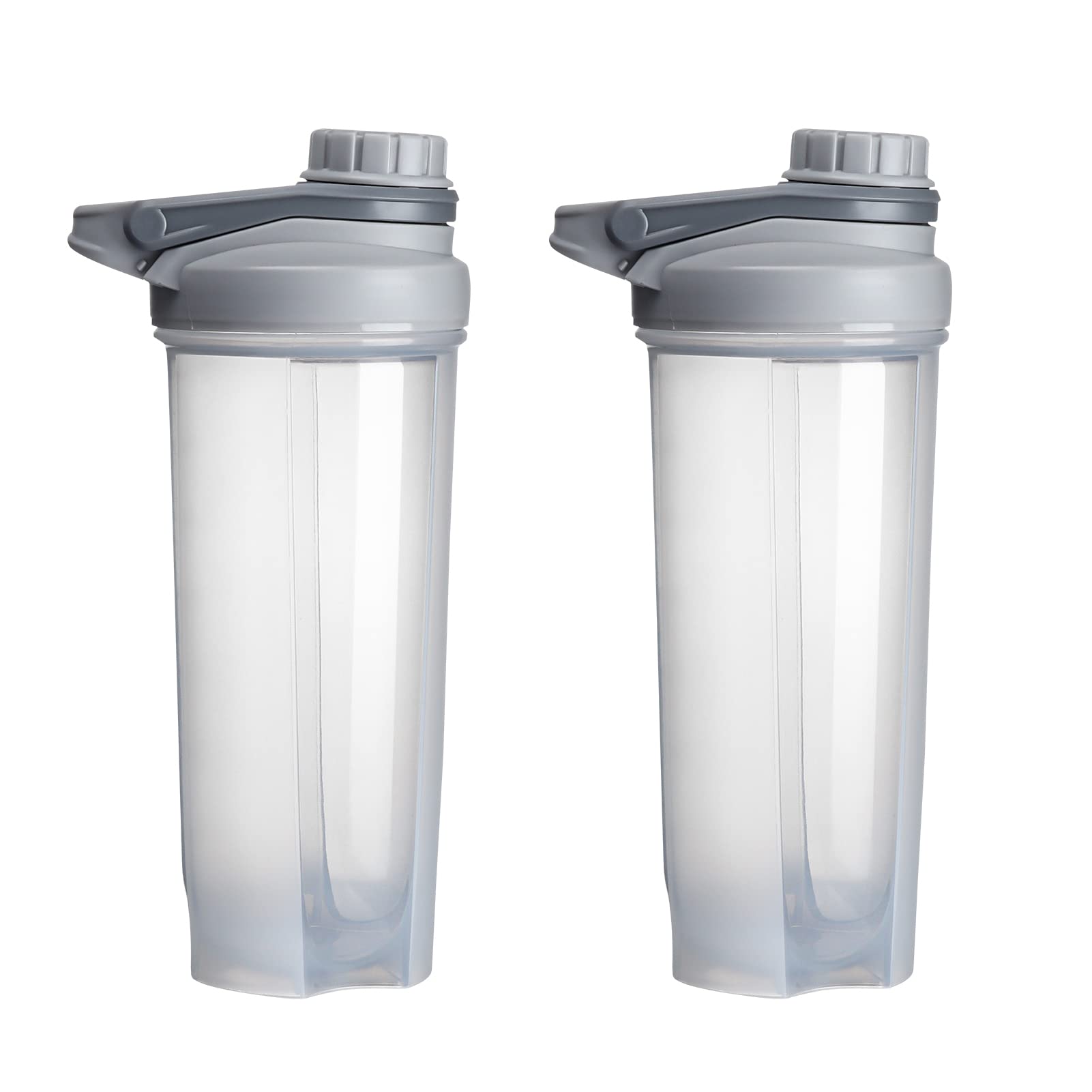 2 Pack 24-Ounce Protein Shaker Bottles with Leak-Proof Lid & Mixing Ball - Perfect for Gym, Workout & Post-Exercise Recovery | 5 Set Drawer Organizers in 4 Sizes for Kitchen, Office & Home Storage Solutions