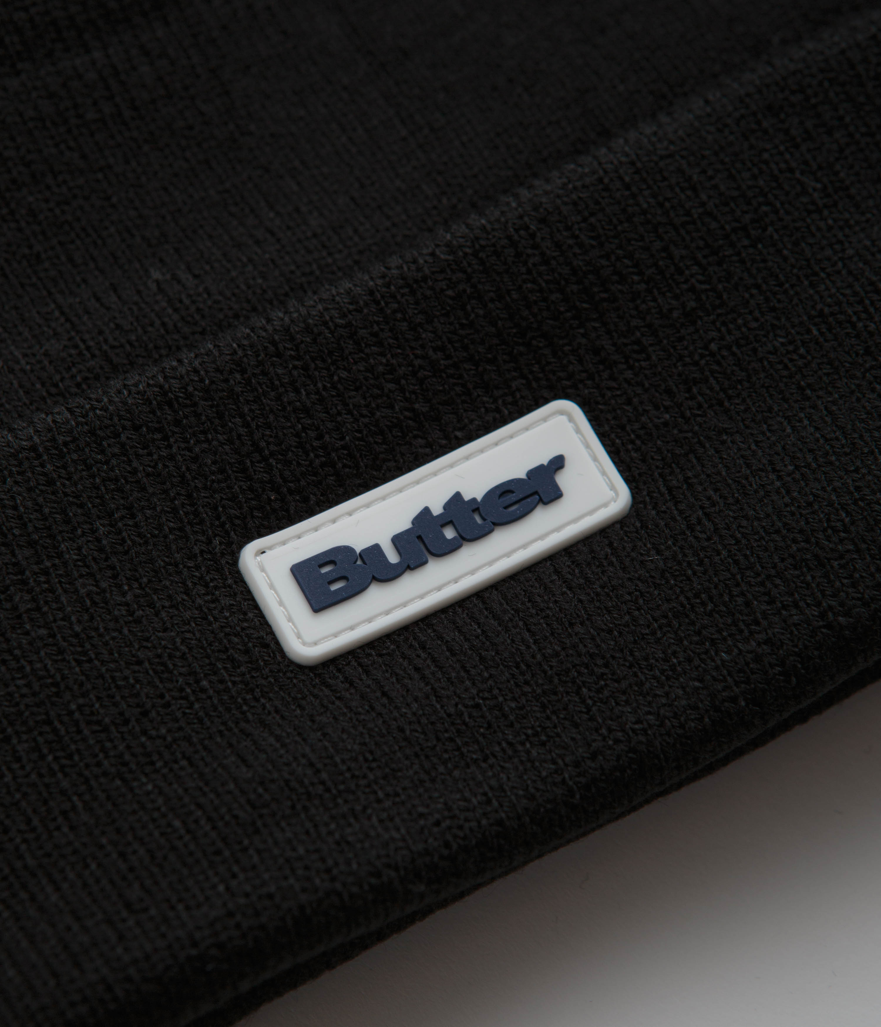 Butter Goods Tall Cuff Beanie - Black Winter Hat for Men & Women | Warm Knit Skull Cap for Cold Weather, Outdoor Activities & Streetwear Fashion