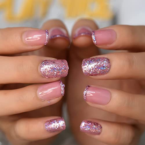 Pink glitter