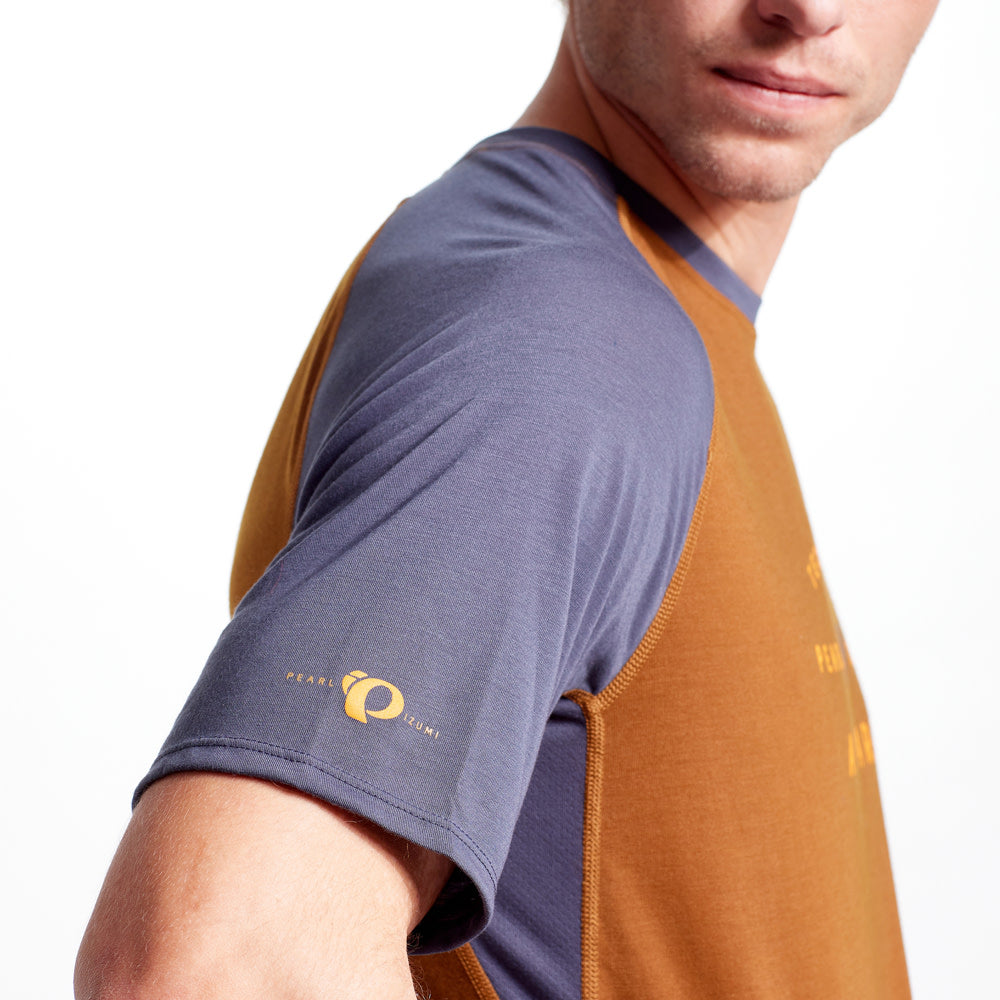 Men's Canyon Short Sleeve Cycling Jersey - Breathable Performance Shirt for Mountain Biking & Road Cycling - Perfect for Outdoor Sports & Summer Rides
