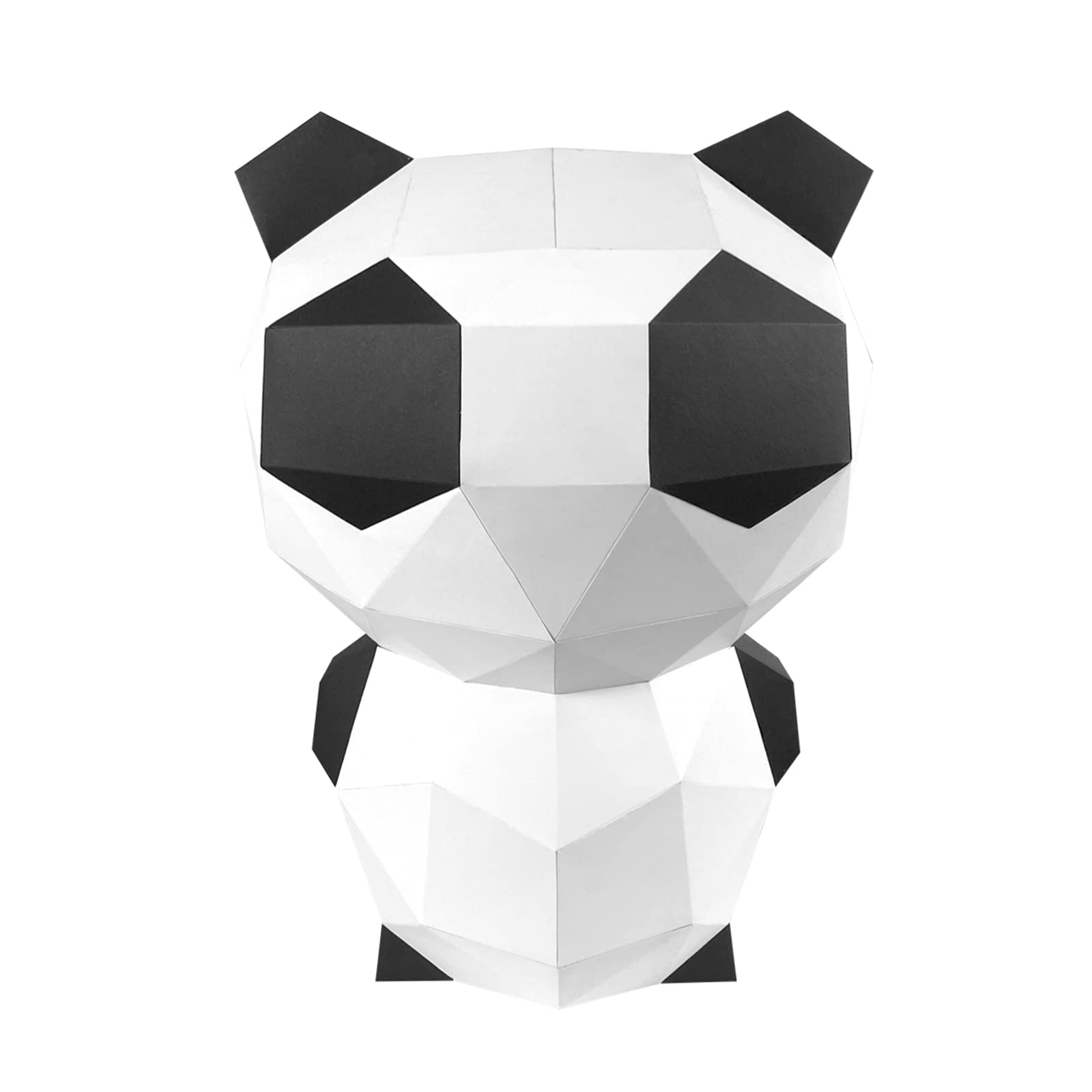Handmade 3D Panda Origami Paper Sculpture - DIY Geometric Puzzle for Home Decoration, Creative Gift & Office Desk Ornament | Perfect for Kids Crafts, Party Favors & Asian-Themed Decor