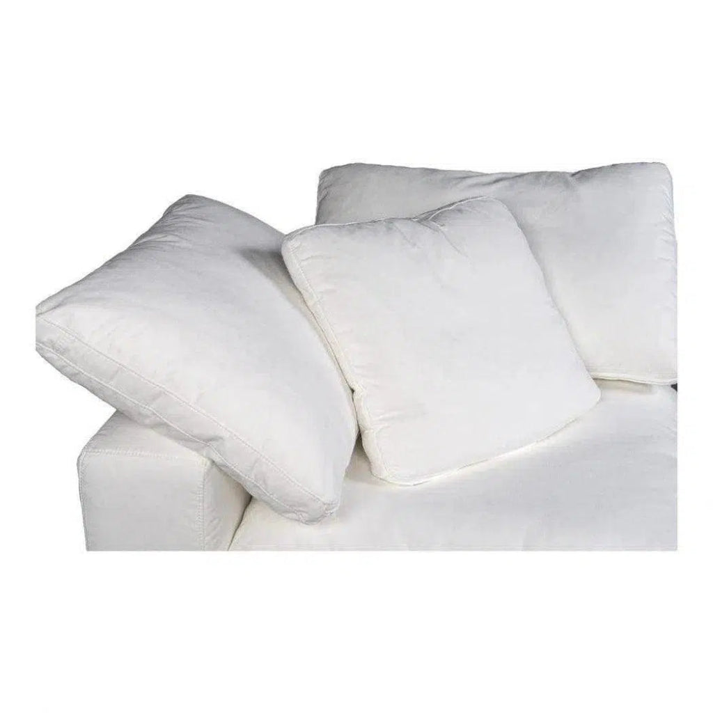 5-Piece Performance Terra White Modular Sectional Sofa Set - Modern Living Room Furniture for Home & Office Comfort