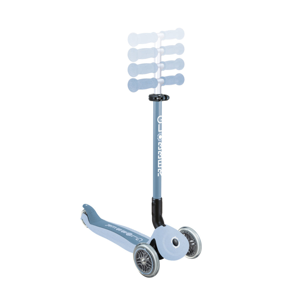 Globber Go Up Active Ecologic Foldable Scooter for Kids & Adults - Lightweight Commuter Scooter for Urban Travel, School, Park & Outdoor Adventures