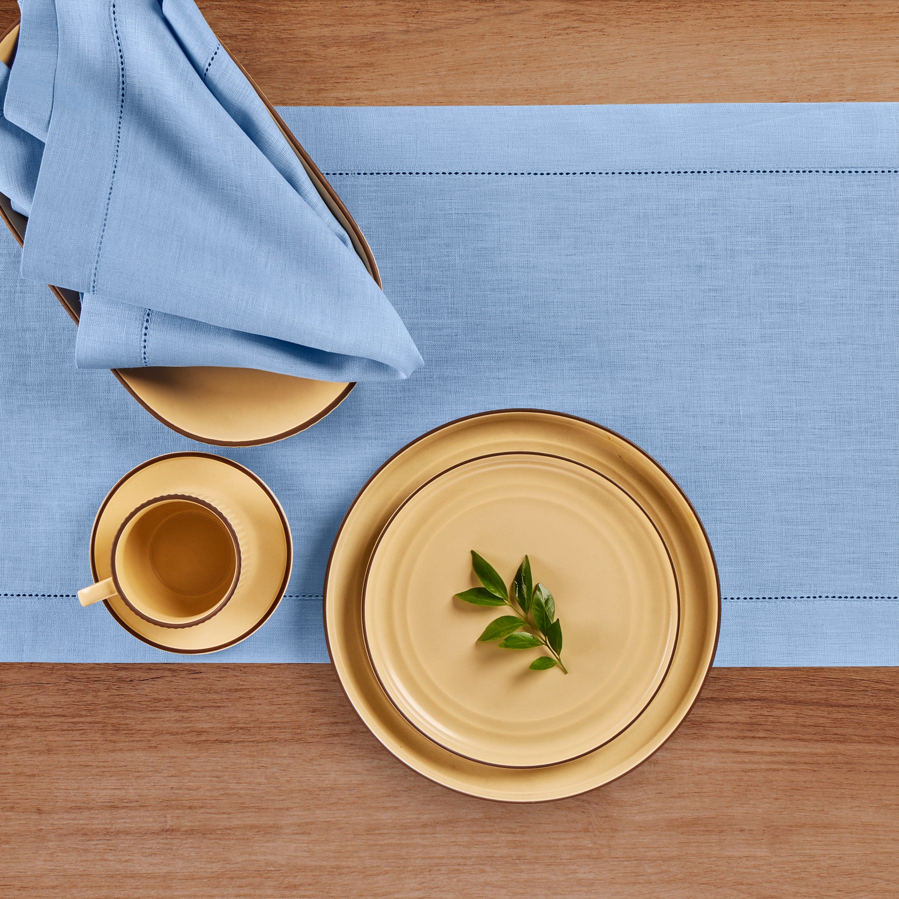 Elegant Classic Hemstitch Table Runner - 12x72 Inch White Linen Table Decor for Dining Room, Wedding & Holiday Parties - Perfect for Farmhouse, Rustic & Boho Home Decor