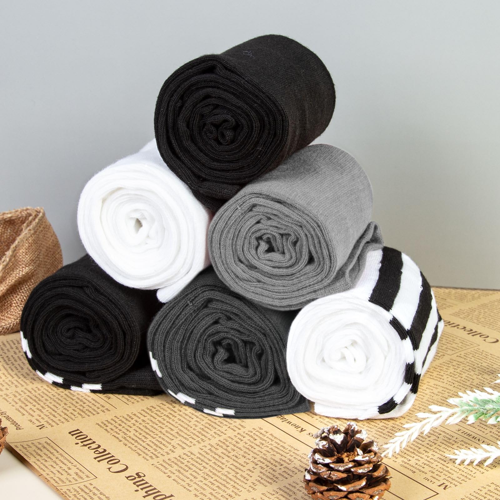 Women's Thigh High Socks - Casual Over The Knee Stockings for Anniversaries & Holidays - Perfect for Christmas Gifts, Party Outfits and Winter Fashion
