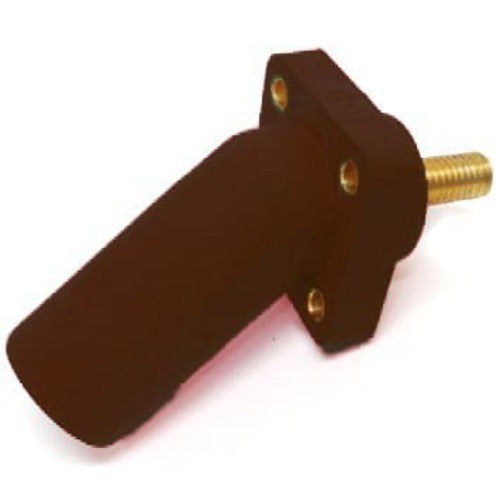 Marinco 400A 45 Degree Panel Mount Terminal Block - 2/0 4/0 AWG Marine Grade Electrical Connector for Boat, RV & Industrial Power Distribution