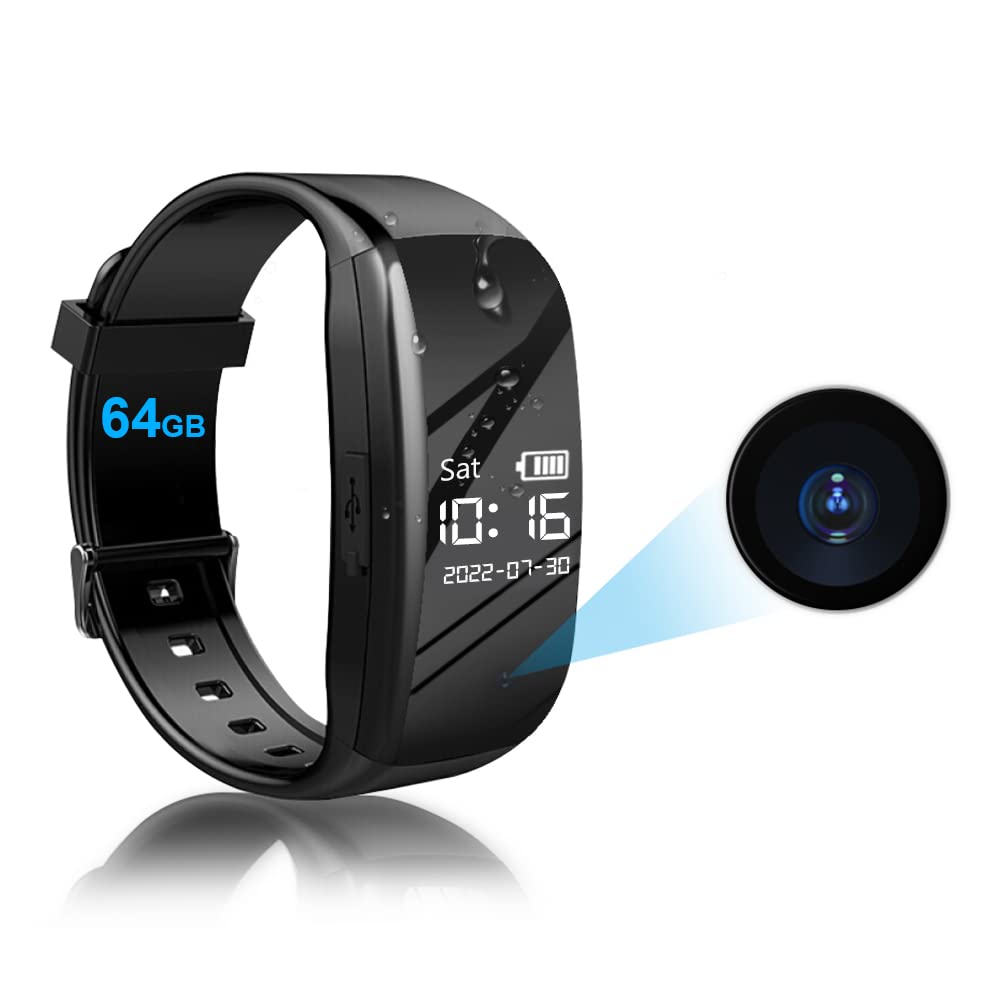 Binrrio Hidden Camera 1080p HD - 64GB Body Worn Camera for Business Meetings, Security Surveillance & Covert Recording | Ideal for Law Enforcement, Private Investigators & Workplace Monitoring