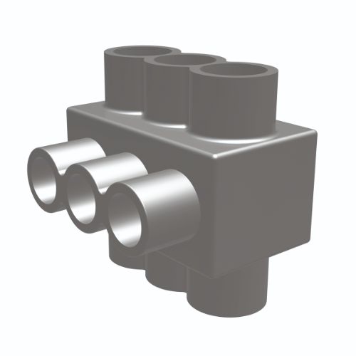 UV-Resistant Black Insulated Double-Sided Tap Connectors for Water Dispensers & Coolers - Perfect for Home, Office, and Commercial Use
