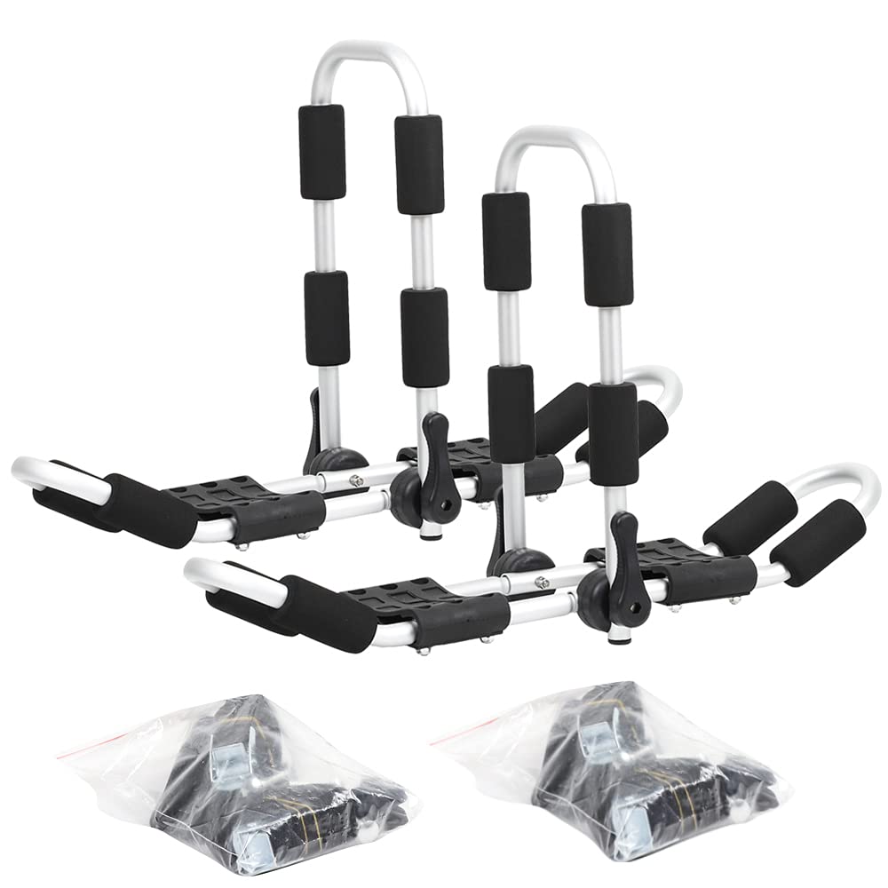 **MSC 2-in-1 Kayak and SUP Roof Rack Carrier for SUV, Car & Truck – Heavy-Duty Canoe, Surfboard & Ski Board Mount – Perfect for Road Trips & Water Adventures**