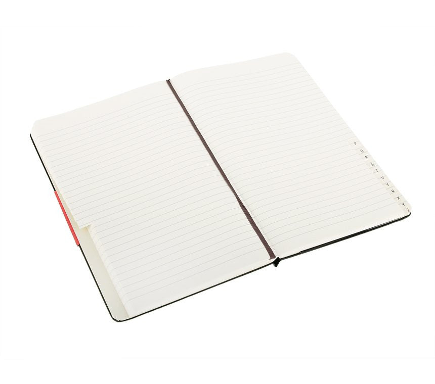 Moleskine Classic Ruled Notebook & Address Book - Hard Cover Journal for Writing, Note Taking & Organizing - Perfect for Work, School & Travel