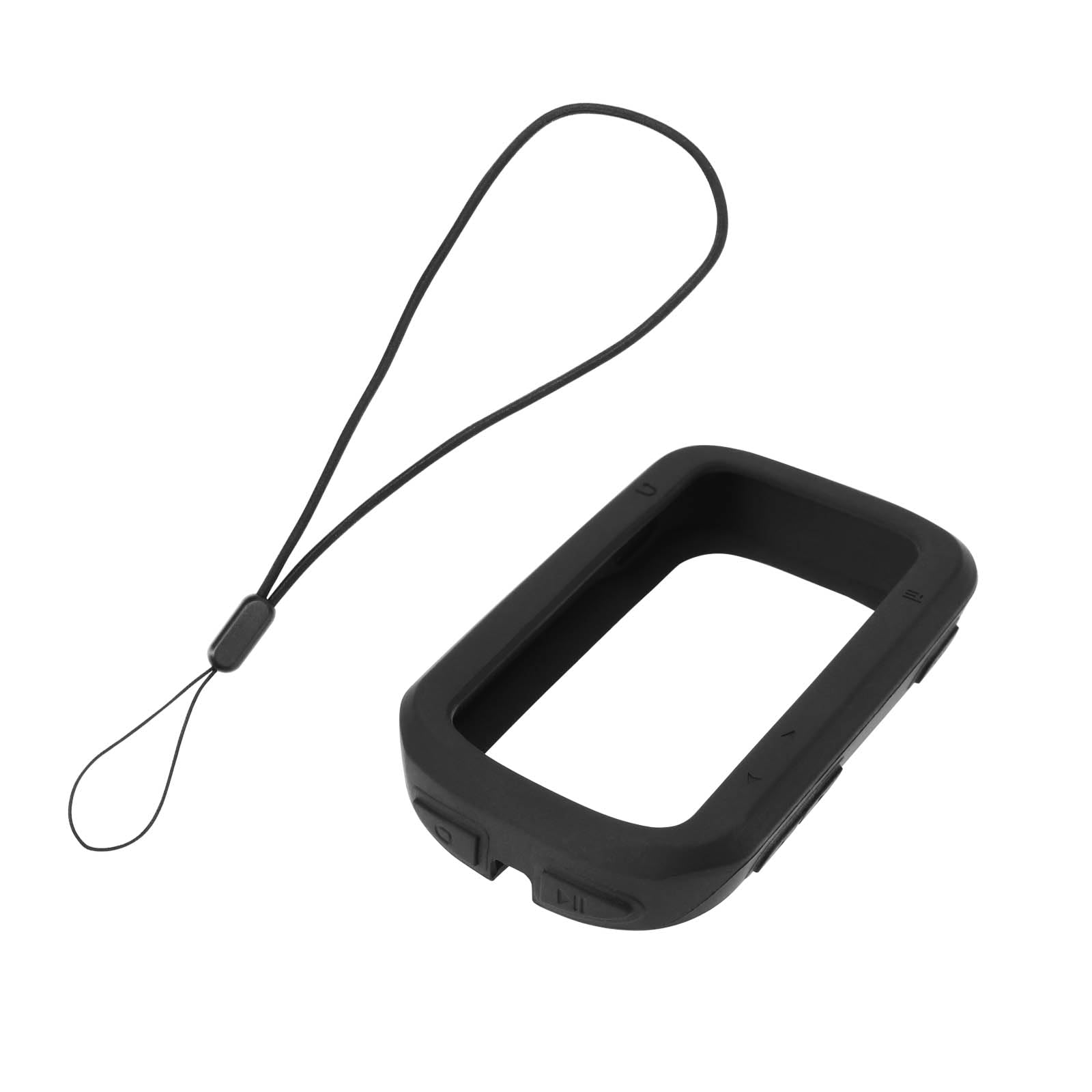 LT Easiyl Silicone Protective Cover for IGPSPORT BSC200/300 Bike Computer - Shockproof GPS Case with Lanyard (Black) - Perfect for Cycling, Mountain Biking & Outdoor Adventures