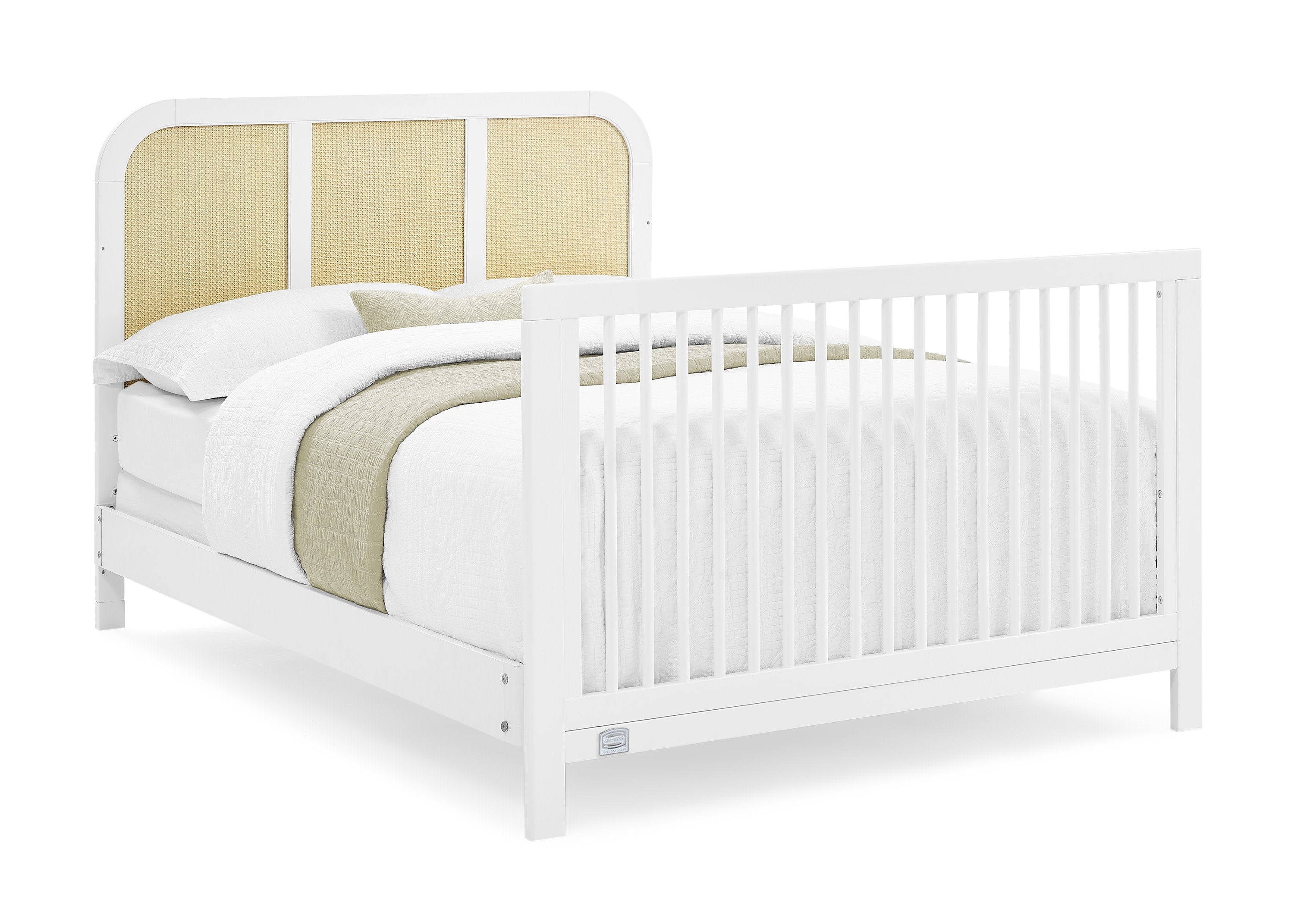 Theo 6-in-1 Convertible Baby Crib - Toddler Bed, Daybed & Full Size Bed | Nursery Furniture for Boys & Girls | Perfect for Newborns to Teens