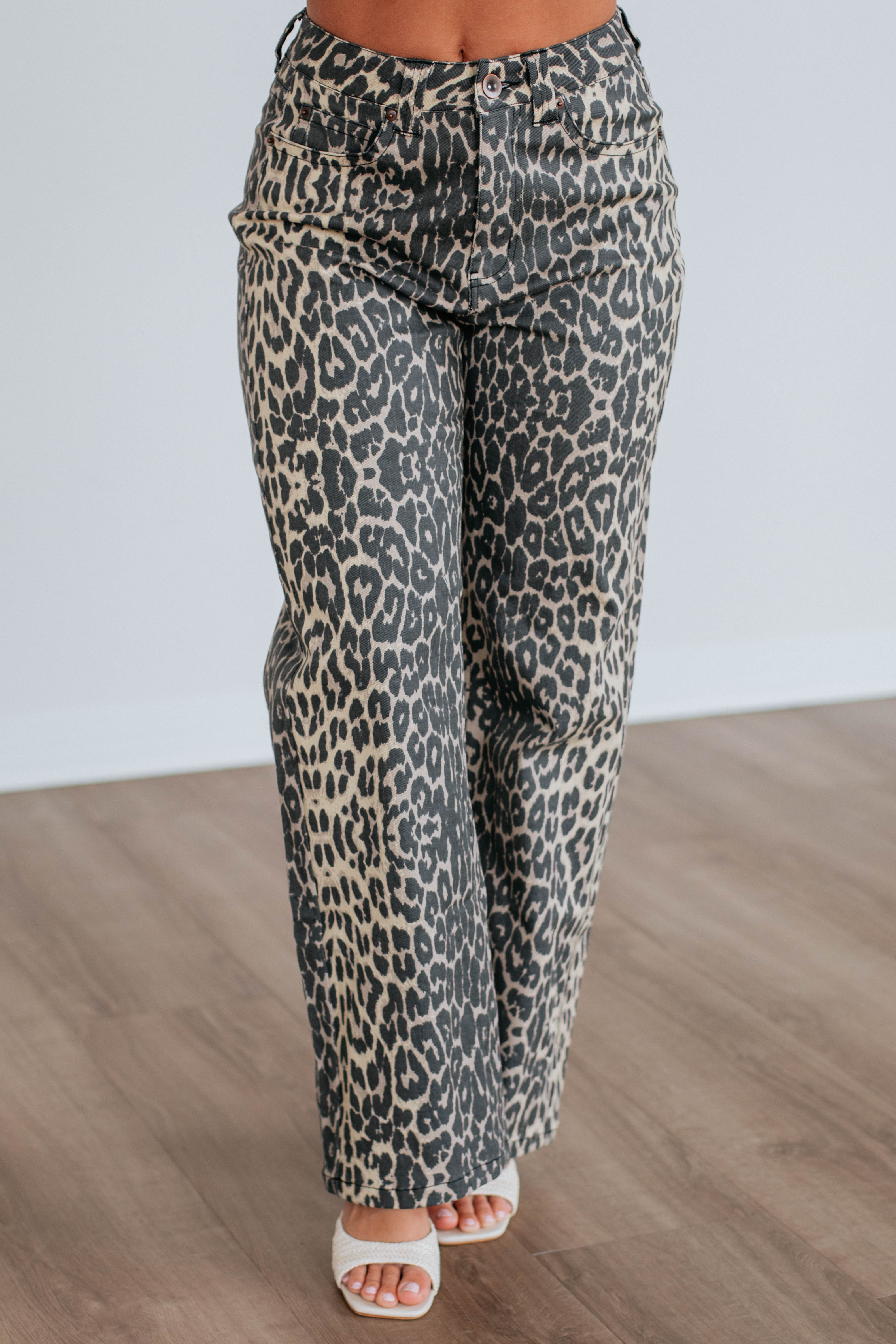 Nathaleia Women's Leopard Print High Waisted Leggings - Stylish & Comfortable for Yoga, Workout, and Casual Wear