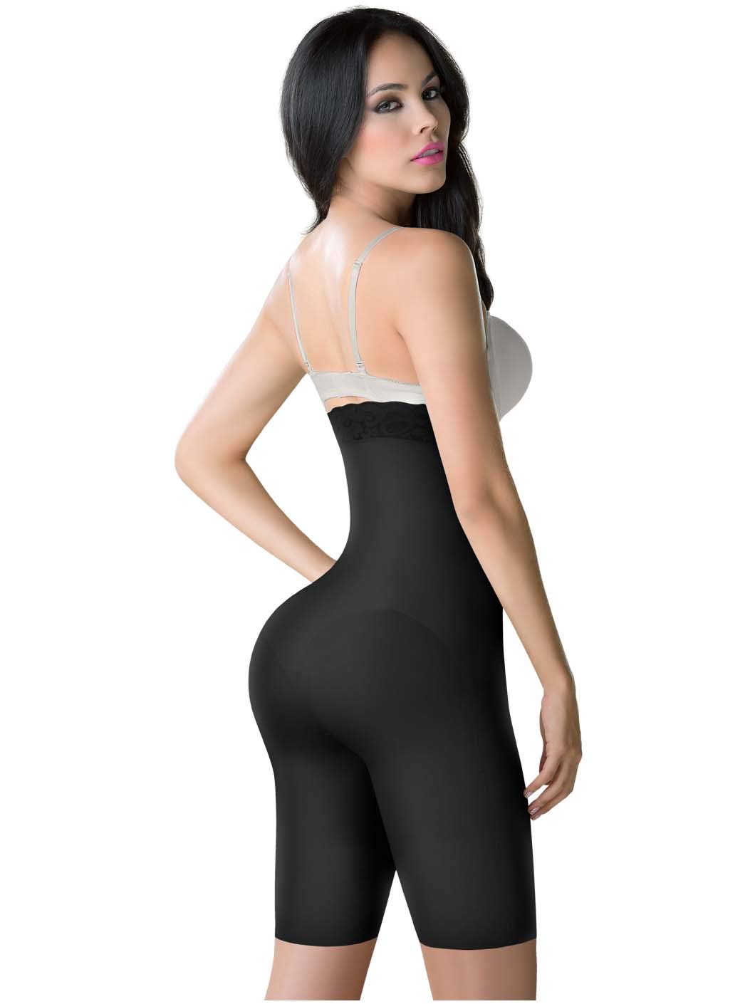 ROM 2051 Women's Thigh Slimmer Body Shaper - Colombian Faja Reductora & Moldeadora for Tummy Control & Waist Training - Perfect for Postpartum, Workouts & Special Occasions