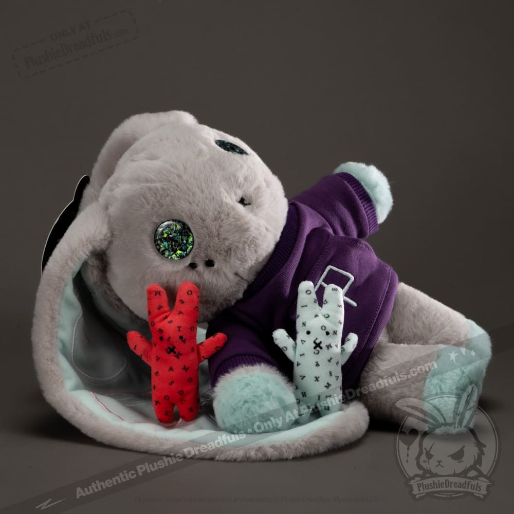 Plushie Dreadfuls Schizophrenia Rabbit II - Soft Stuffed Animal Toy for Mental Health Awareness, Anxiety Relief & Comfort | Perfect for Therapy, Gifts, and Collectibles