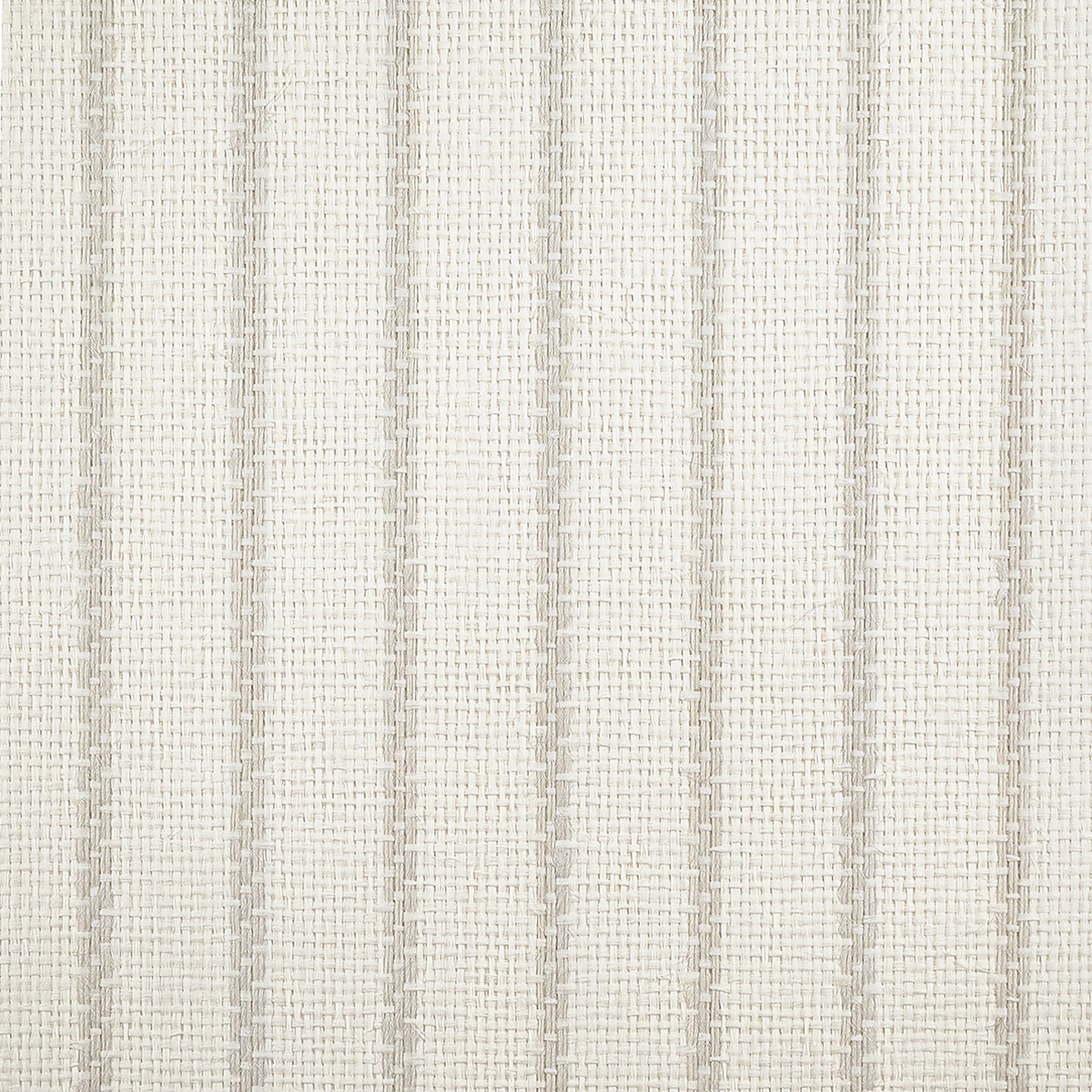 Phillip Jeffries Origin Stripe Wallpaper - Cream and Grey | Premium Textured Wall Covering for Living Room, Bedroom & Office Decor
