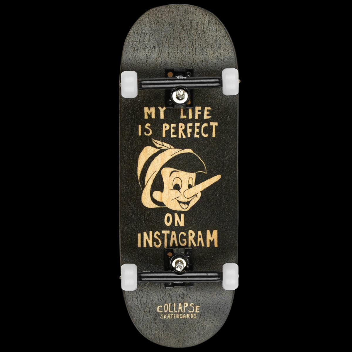 Close Up x Collapse Fingerboard Complete Set - Professional Mini Skateboard for Finger Tricks & Stunts - Perfect for Skateboard Enthusiasts & Instagram Content Creation