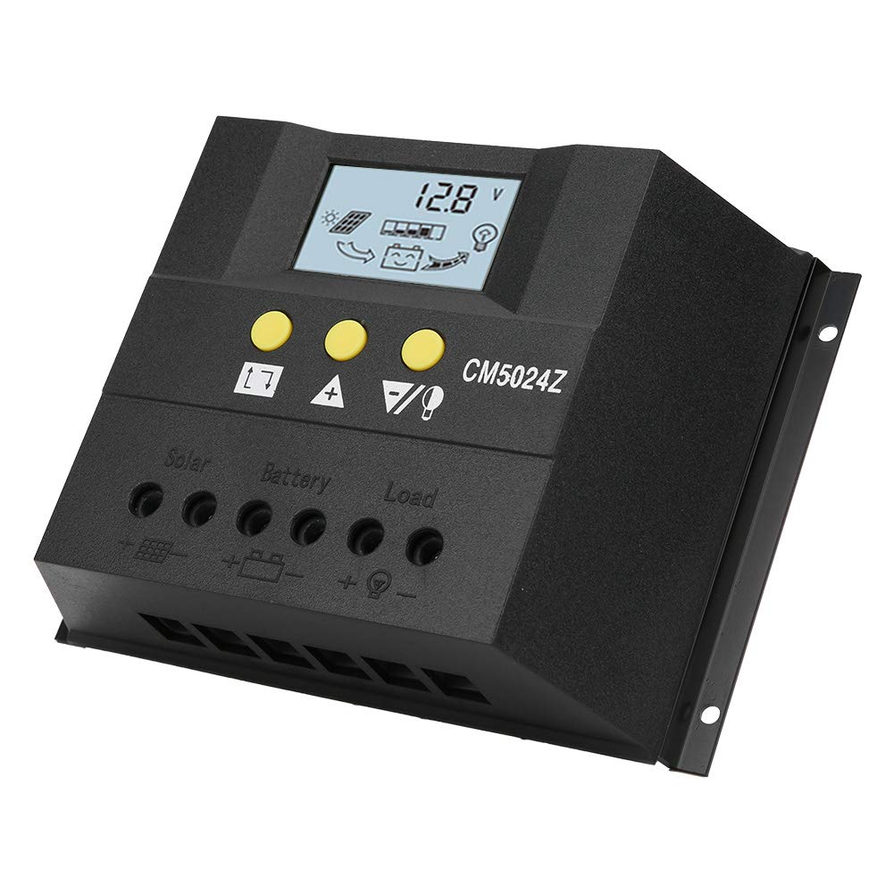 Best Solar Charge Controller - 12V/24V Auto-Switching MPPT Regulator for Solar Panels | Easy to Use & Install | Perfect for RV, Boat, Off-Grid Systems & Home Solar Power