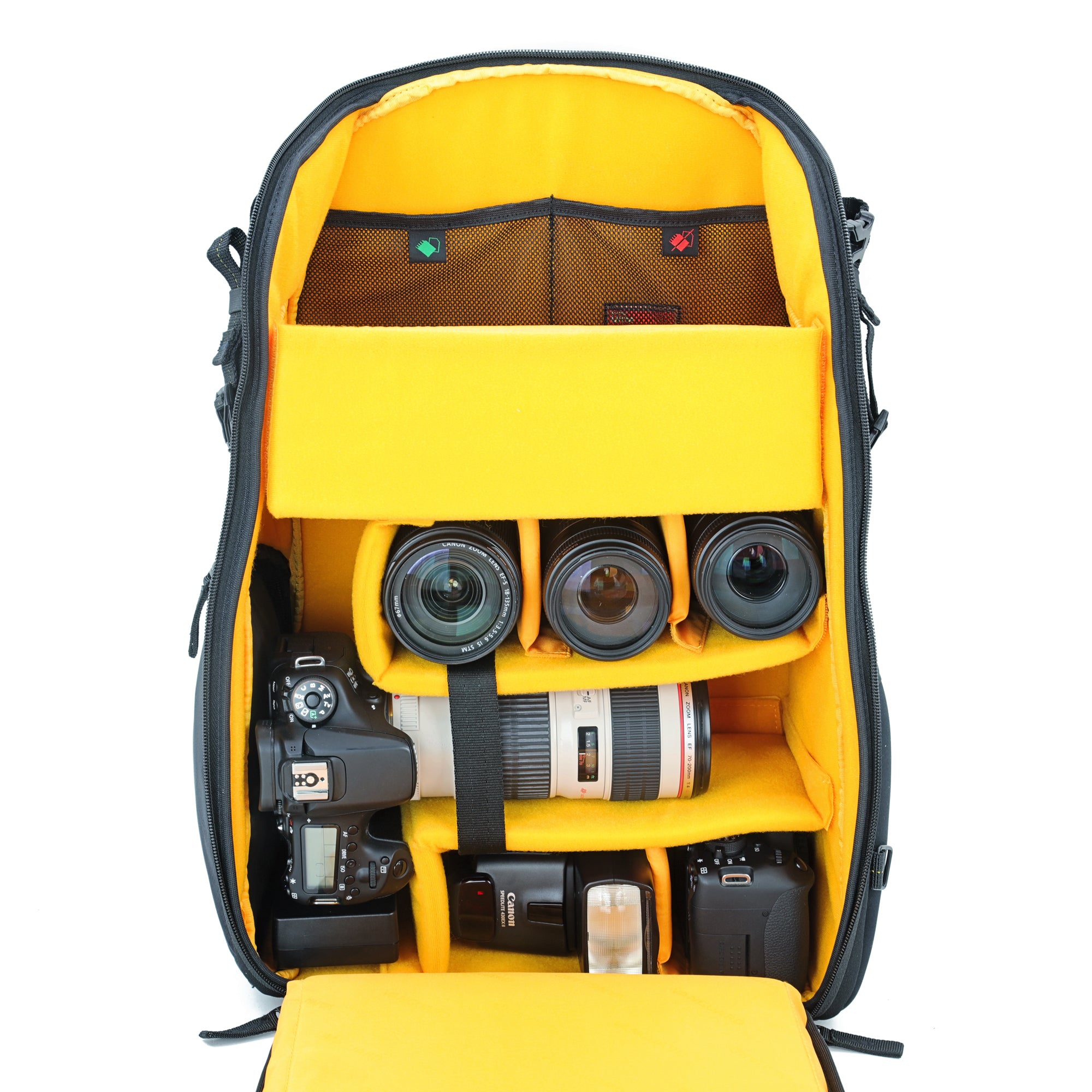 Alta Rise 48 DSLR Camera Backpack for Photographers - Waterproof & Durable Black Camera Bag for Travel, Hiking & Outdoor Photography Gear Storage