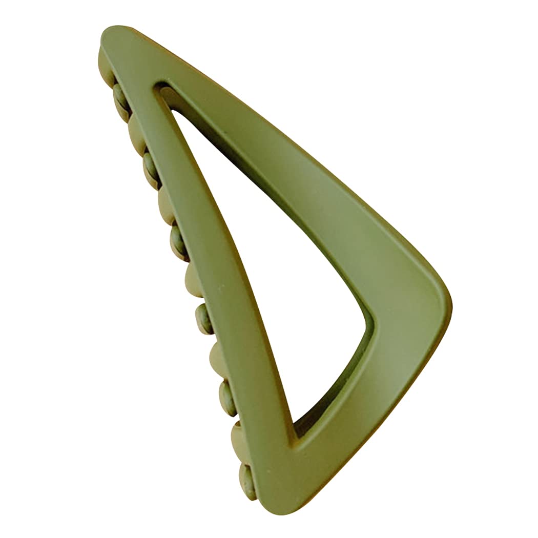 Licogel Matte Triangle Hair Claw Clips Set - Large Decorative Hair Clips for Women, Girls & Adults - Perfect for Spring Hairstyles, Ponytails & Updos