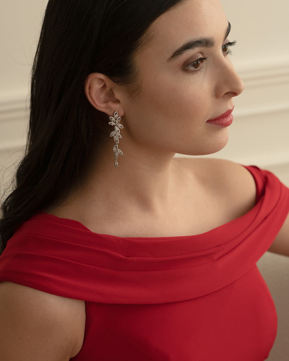 Alexandria Statement Earrings for Women - Elegant Dangle Drop Earrings for Party, Wedding & Evening Wear | Fashion Jewelry Gift for Her