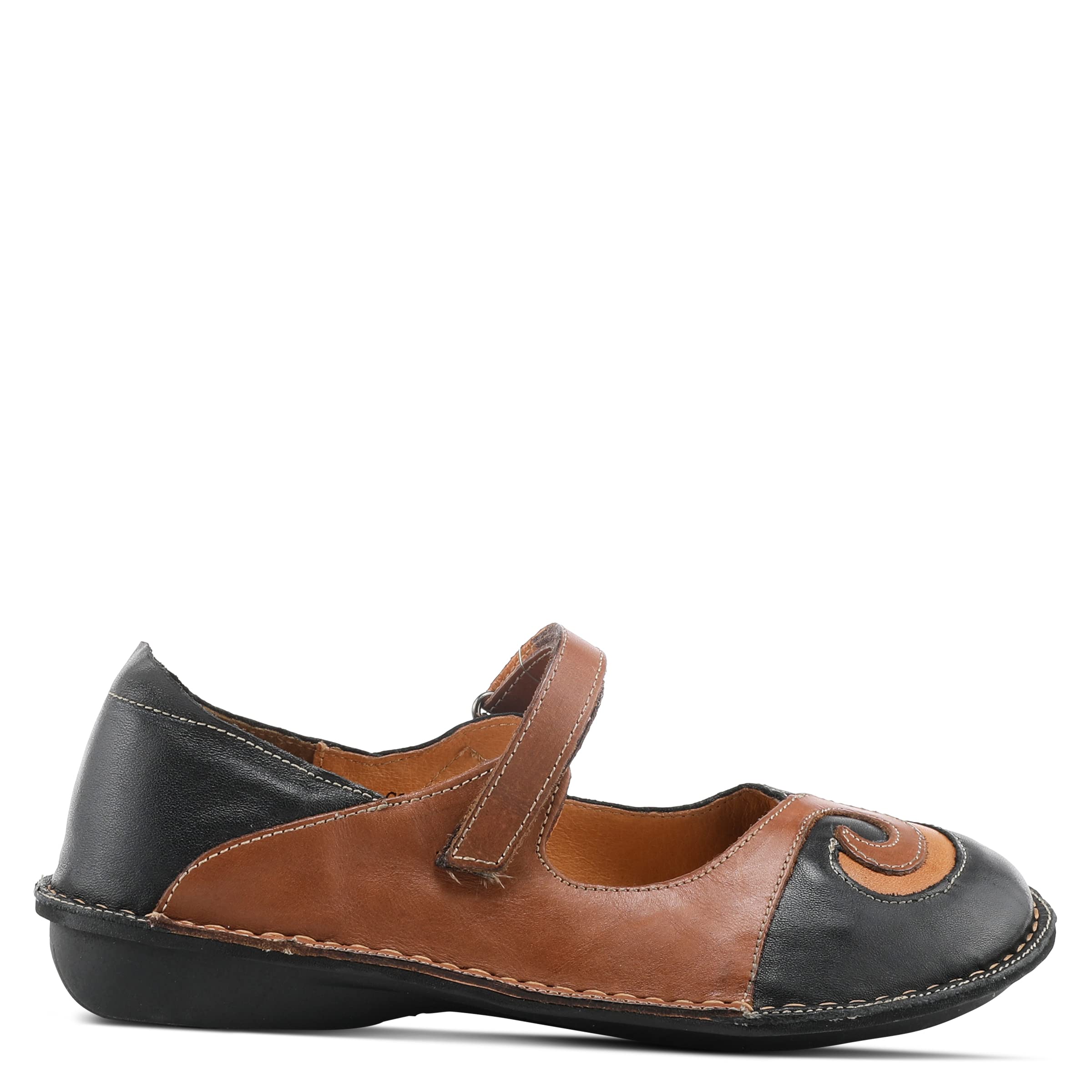 Spring Step Women's Cosmic Mary Jane Flat Shoes - Comfortable & Stylish Slip-Ons for Work, Casual & Office Wear