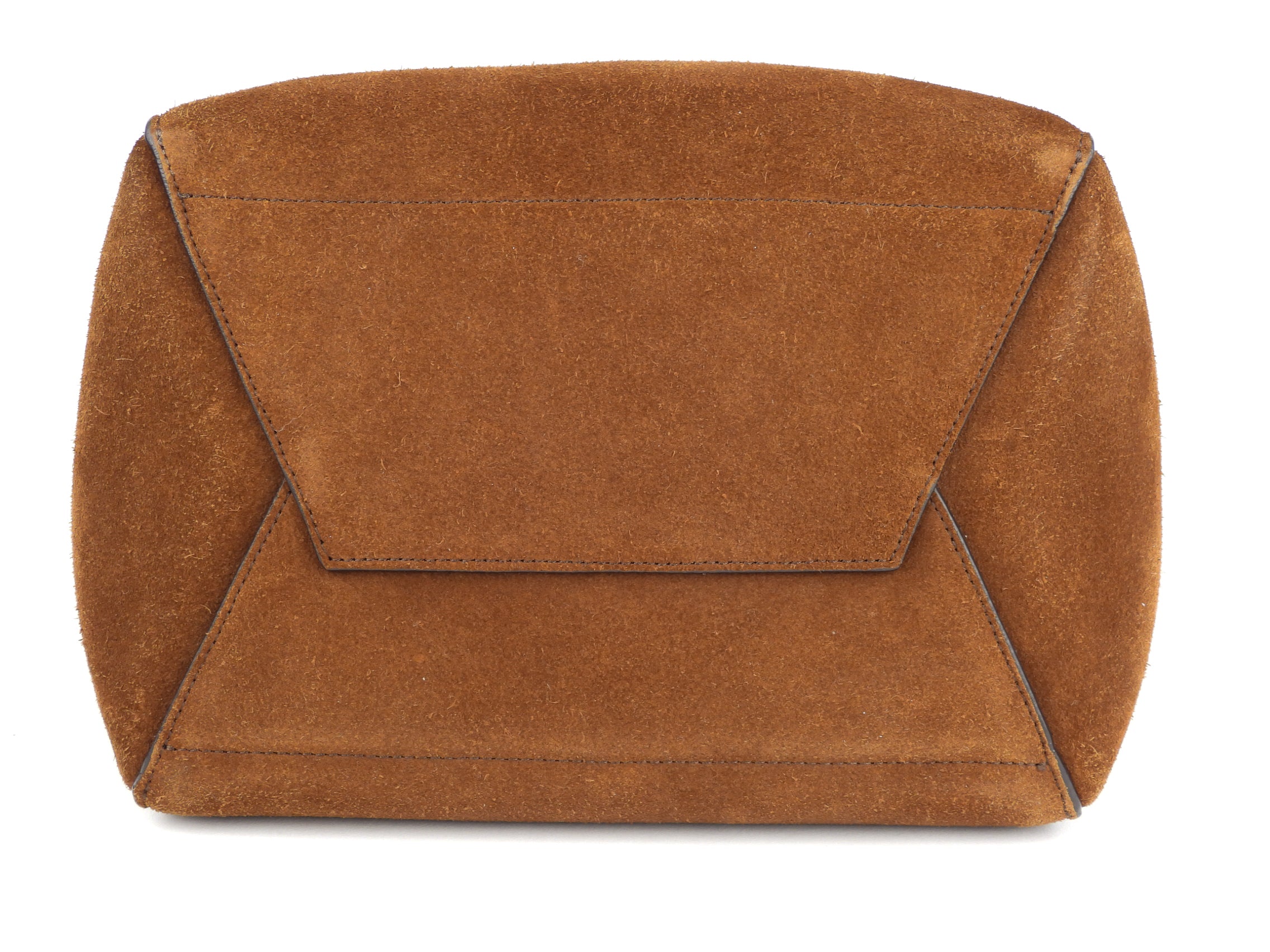 Celine Brown Suede Leather Large Sangle Seau Shoulder Bucket Bag for Women | Luxury Designer Handbag | Perfect for Work, Travel & Evening Out
