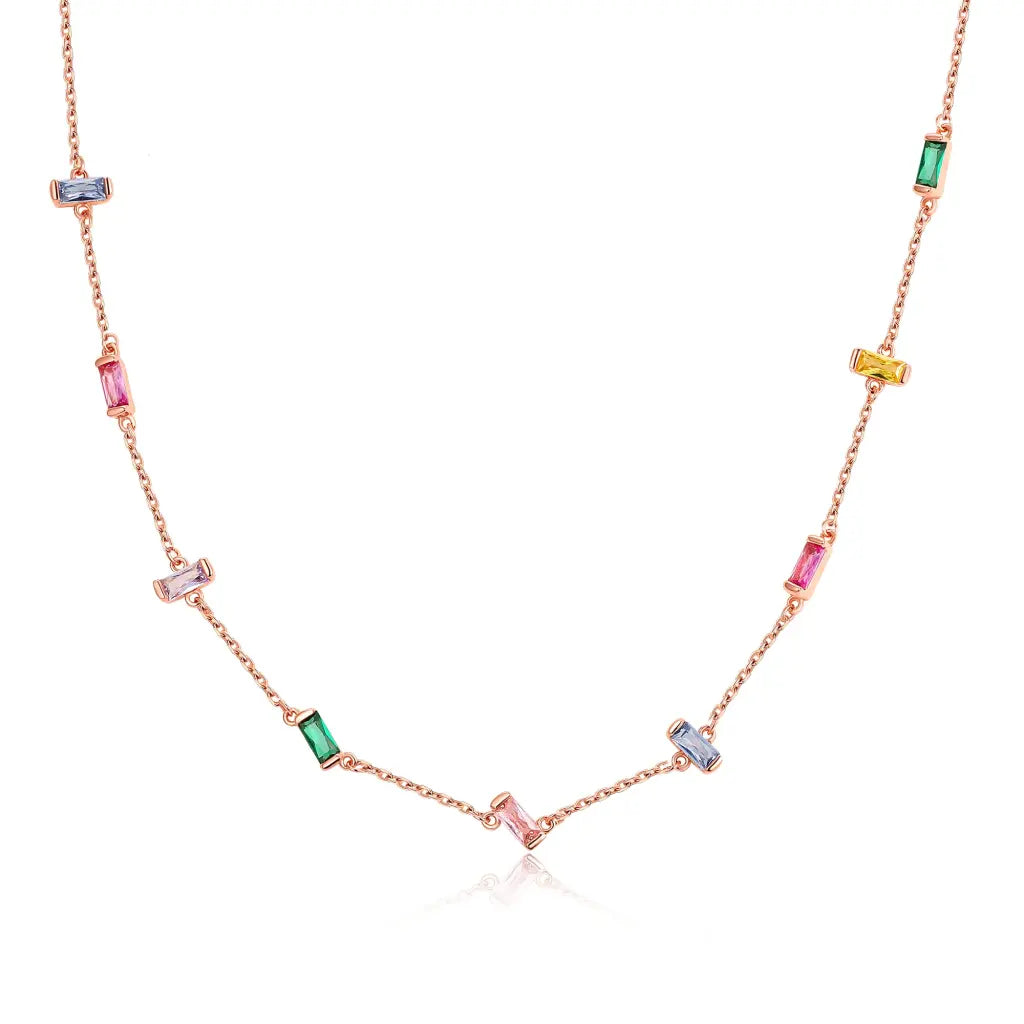 Vibrant Rainbow Sprinkles Choker Necklace | Colorful Beaded Party Jewelry for Women & Teens | Perfect for Festivals, Raves & Costume Accessories