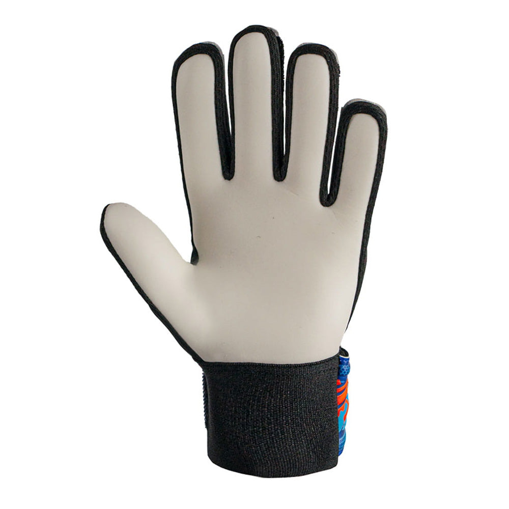 Reusch Attrakt Starter Solid Goalkeeper Glove - Blue/Orange - Perfect for Soccer Training & Matches