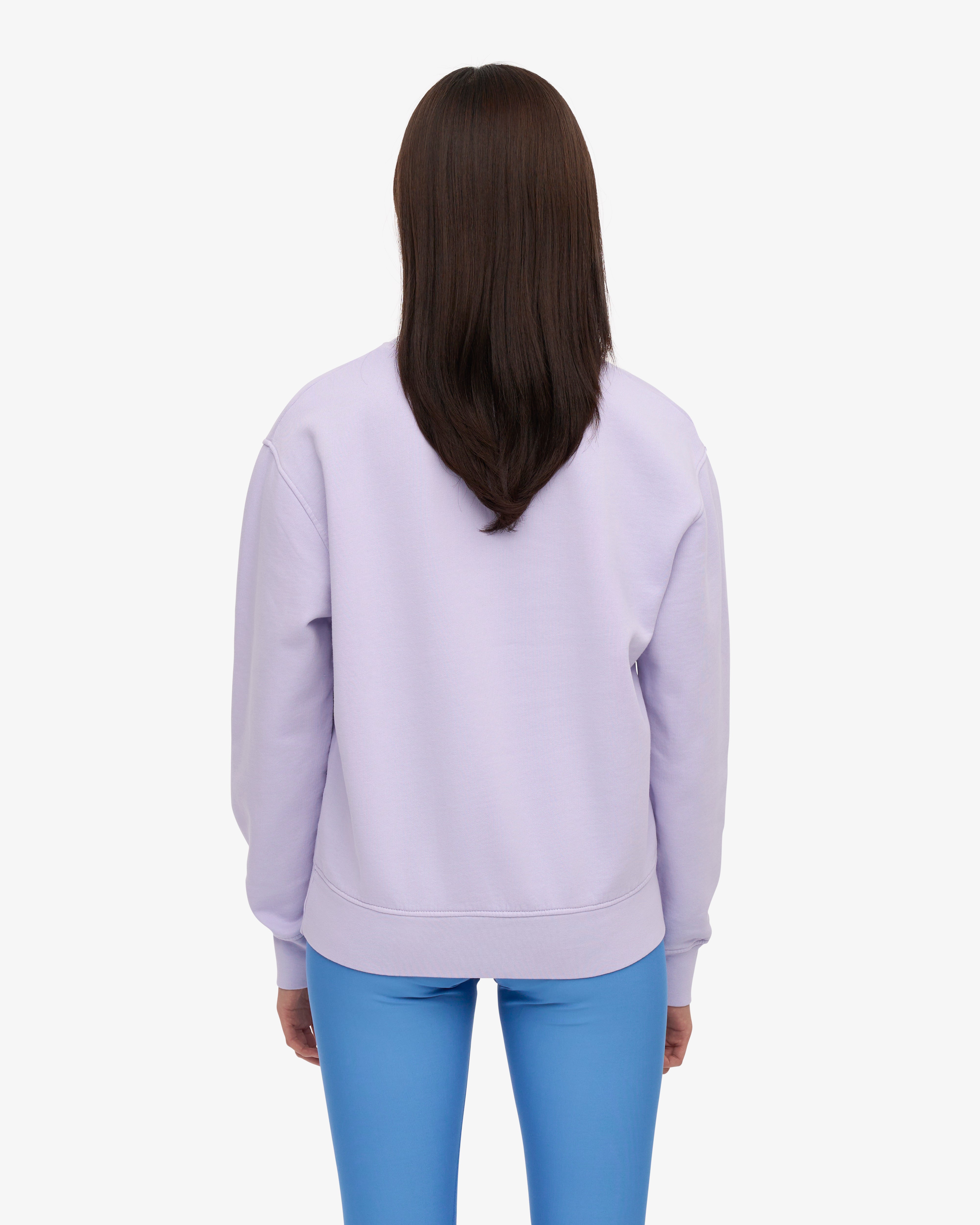 Organic Cotton Women's Classic Crew Neck T-Shirt - Soft Lavender Color for Casual Wear & Everyday Comfort