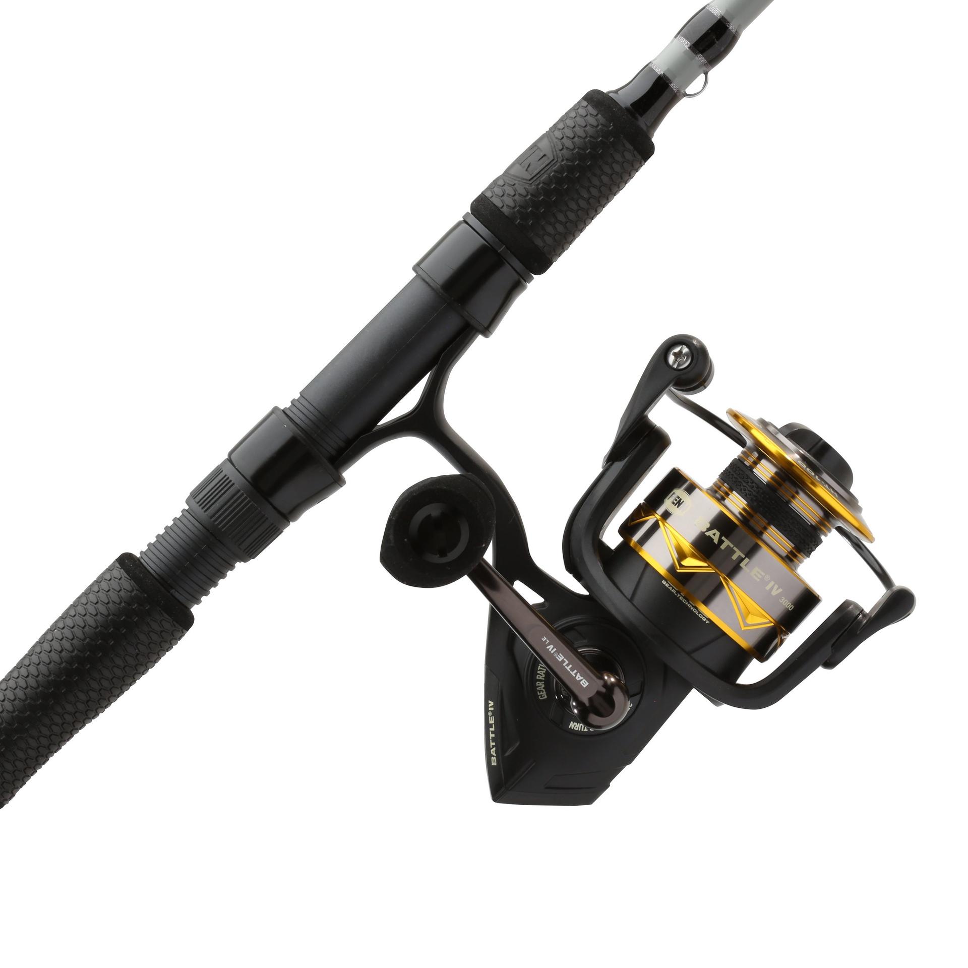 Battle® IV LE Spinning Rod and Reel Combo - Premium Fishing Gear for Freshwater & Saltwater Anglers | Perfect for Bass, Trout, and Offshore Fishing Adventures