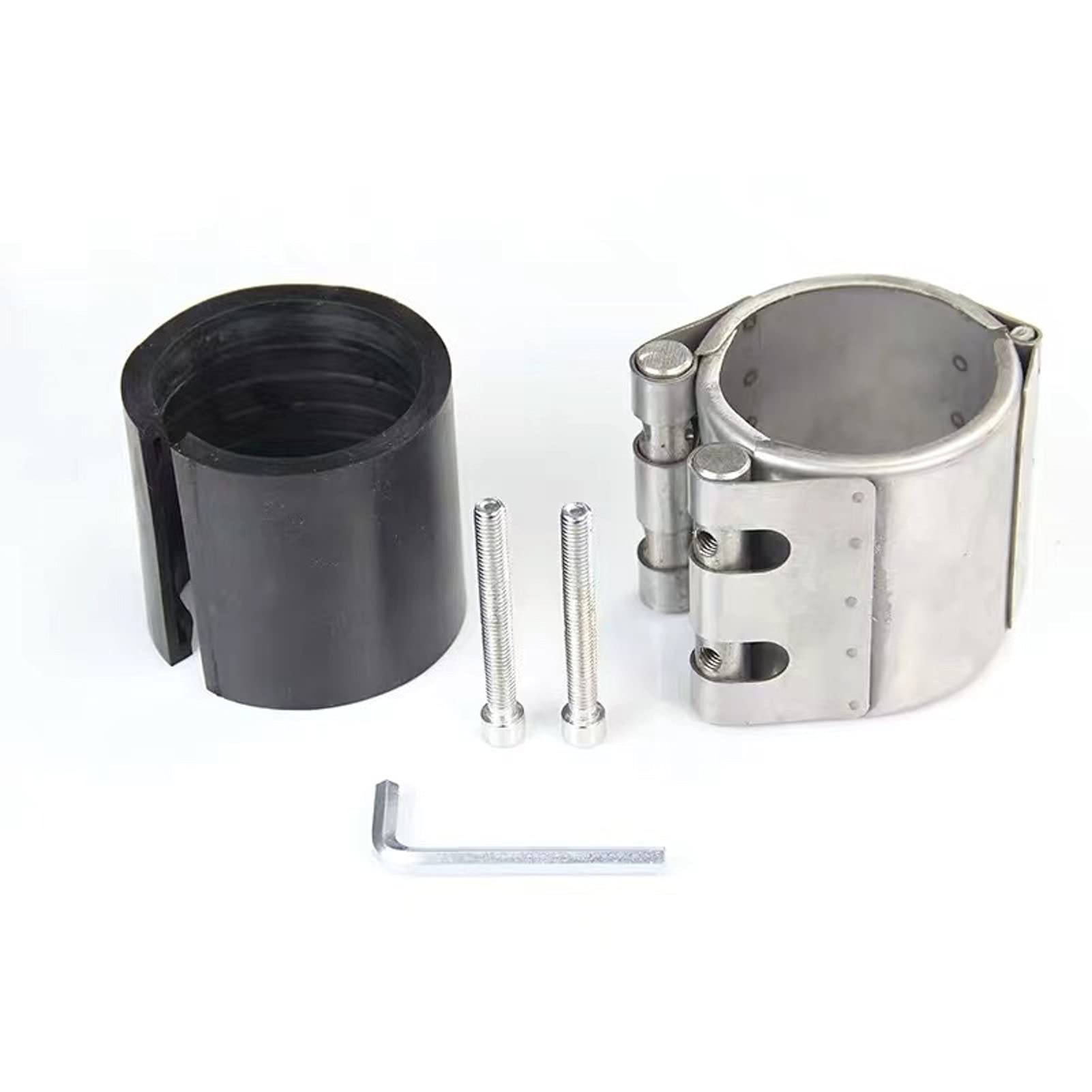 Emergency Pipe Repair Clamp Kit - 87mm-91mm (3.5 Inch) Leak Sealer for Plastic & Metal Pipes | Fix Broken Water Pipes, HVAC Systems & Plumbing Emergencies