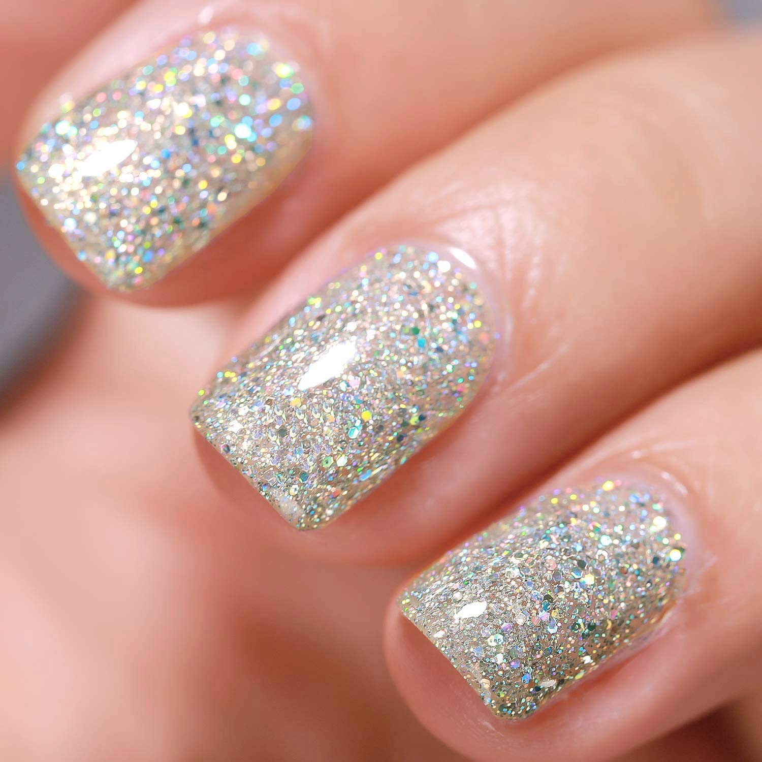 Vishine UV Gel Nail Polish Set - 15ml Soak Off Gel Polish with Diamond Glitter for Manicure & Pedicure | Long Lasting Shine for Nail Salon & Home Use | Perfect for Parties, Weddings & Special Occasions
