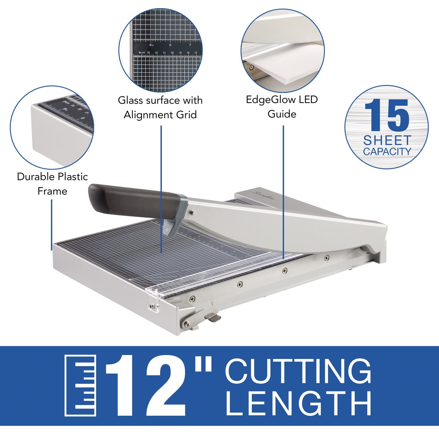 Swingline ClassicCut 1215G Guillotine Paper Trimmer - 12
