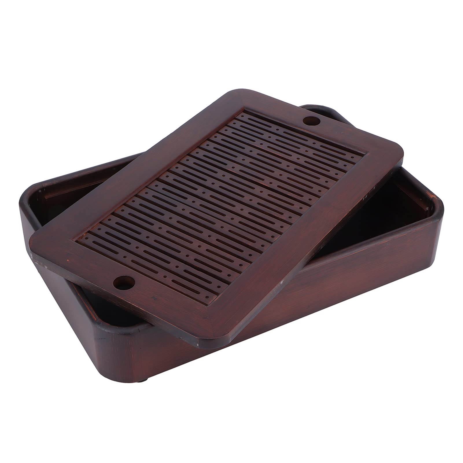 Premium Walnut Tea Serving Tray - Elegant Tea Board for Home, Hotel & Tea Room | Perfect for Tea Ceremonies, Afternoon Tea & Hospitality Settings