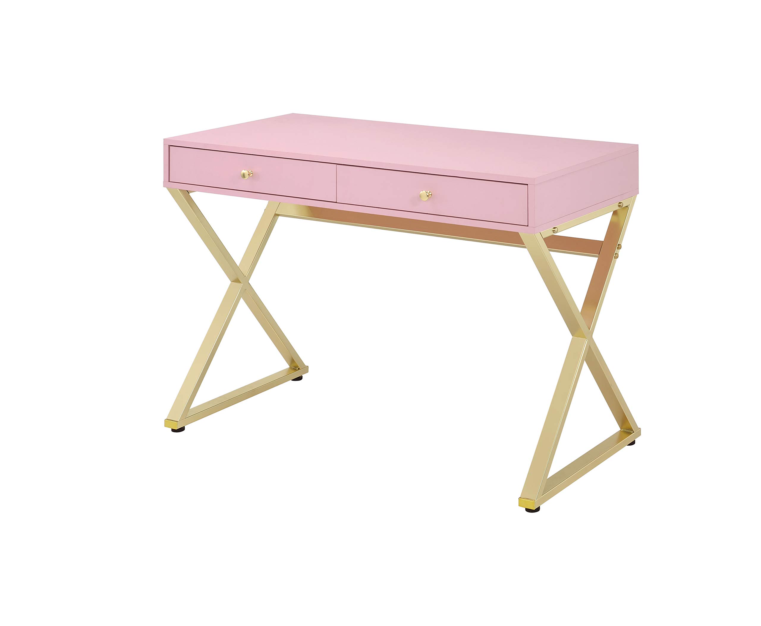 VeryKe X-Shaped Wood Office Desk - 42