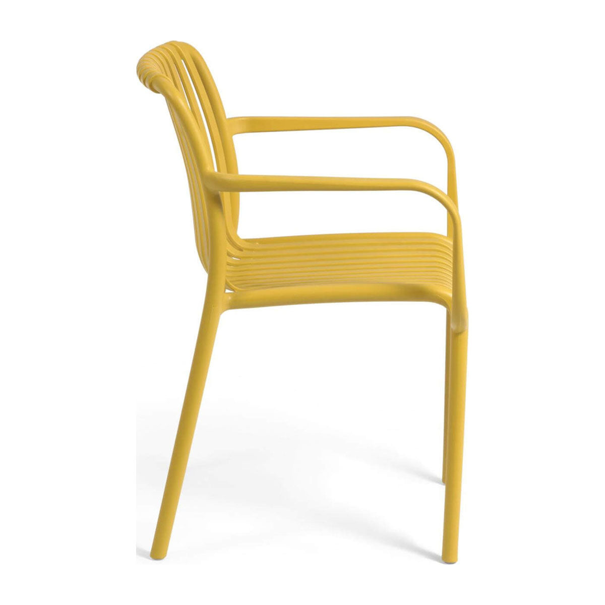 Isabellini Alfresco Dining Arm Chair - Outdoor Patio Furniture for Garden, Poolside, and Backyard Relaxation