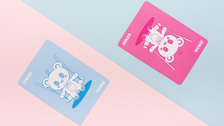 Cute Bear Playing Cards - Pink Limited Edition Bicycle Cards for Parties, Gifts & Game Nights