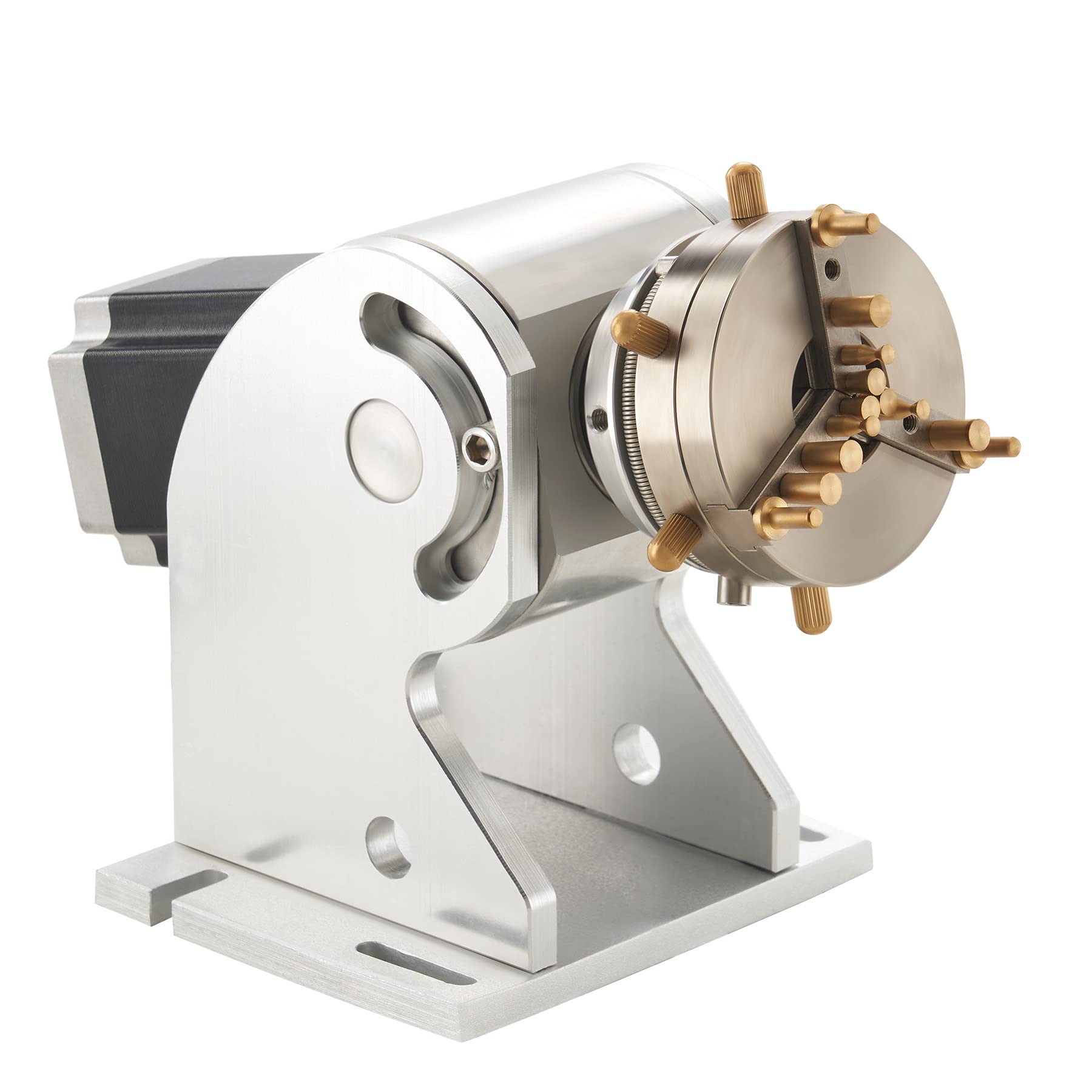 OMTech 80mm Rotary Axis Attachment for Laser Engraving Machines - 3.1
