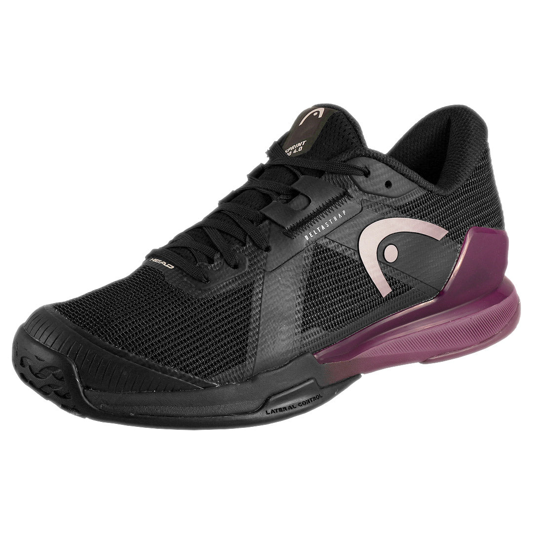 Women's Sprint Pro 4.0 Running Shoes - Lightweight Black/Plum Athletic Shoes for Jogging, Training & Gym Workouts