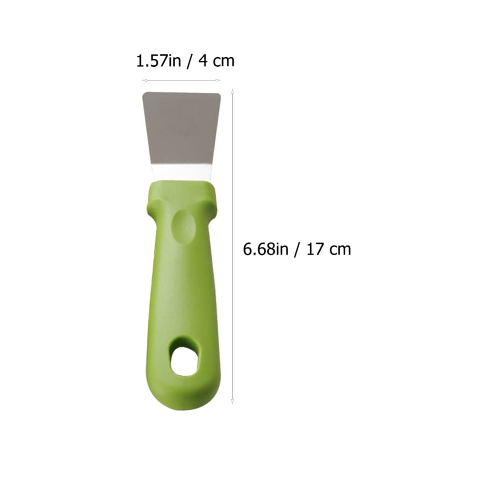 5-Pack Hemoton Stainless Steel Ice Scraper & Defrosting Shovel - Heavy Duty Freezer, Fridge, Griddle & Range Hood Cleaner - Perfect for Kitchen, Camping & Car Ice Removal