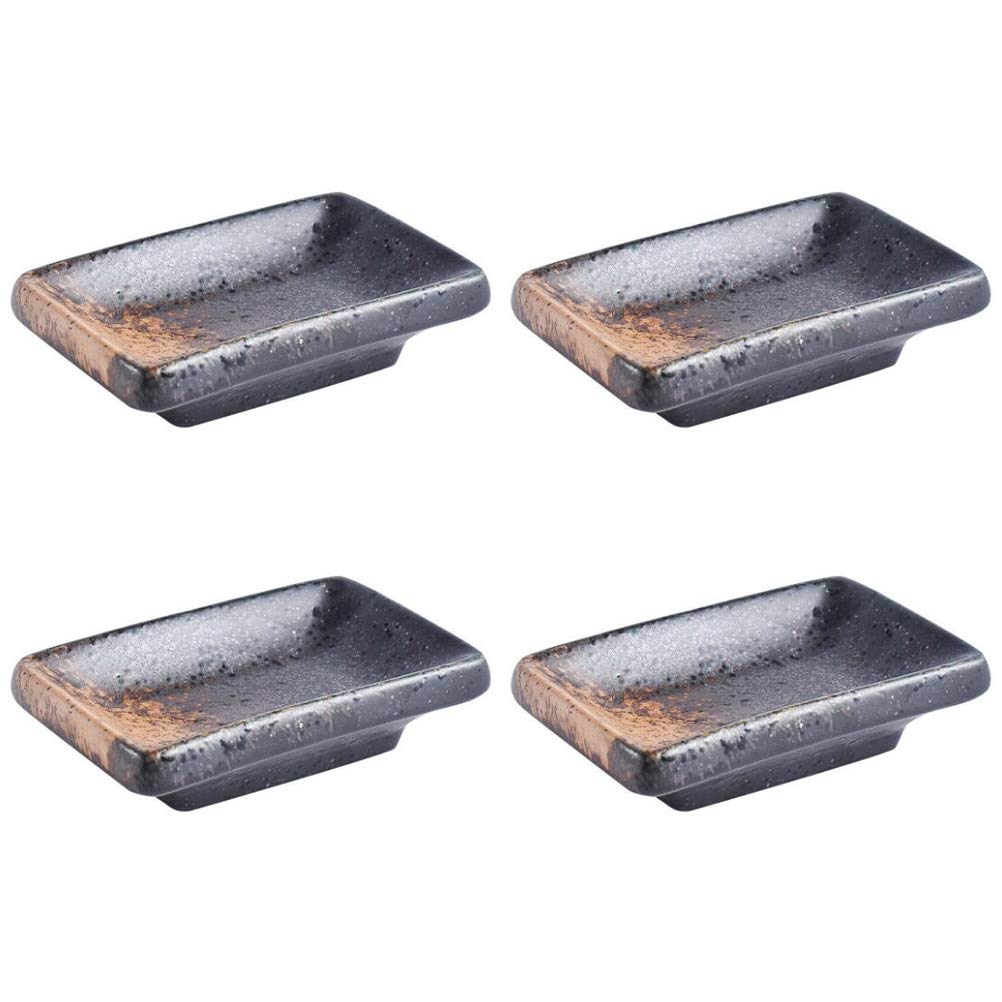 DOITOOL 4-Piece Japanese Soy Sauce Dipping Bowls Set - Small Sauce Dishes for Sushi, Dumplings, and Asian Cuisine - Perfect for Home, Restaurant, and Party Use