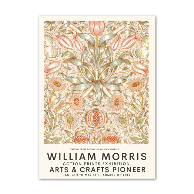 Vibrant Orange Red Floral Art Canvas Posters - Modern Wall Decor for Living Room, Bedroom & Office - Perfect for Home & Office Decoration