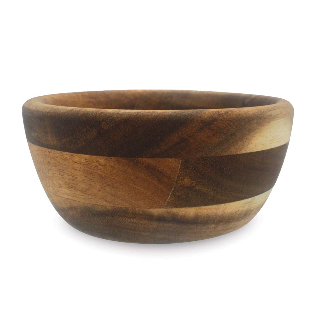 **Acacia Wood Hawaiian Layered Serving Bowl - Small (2