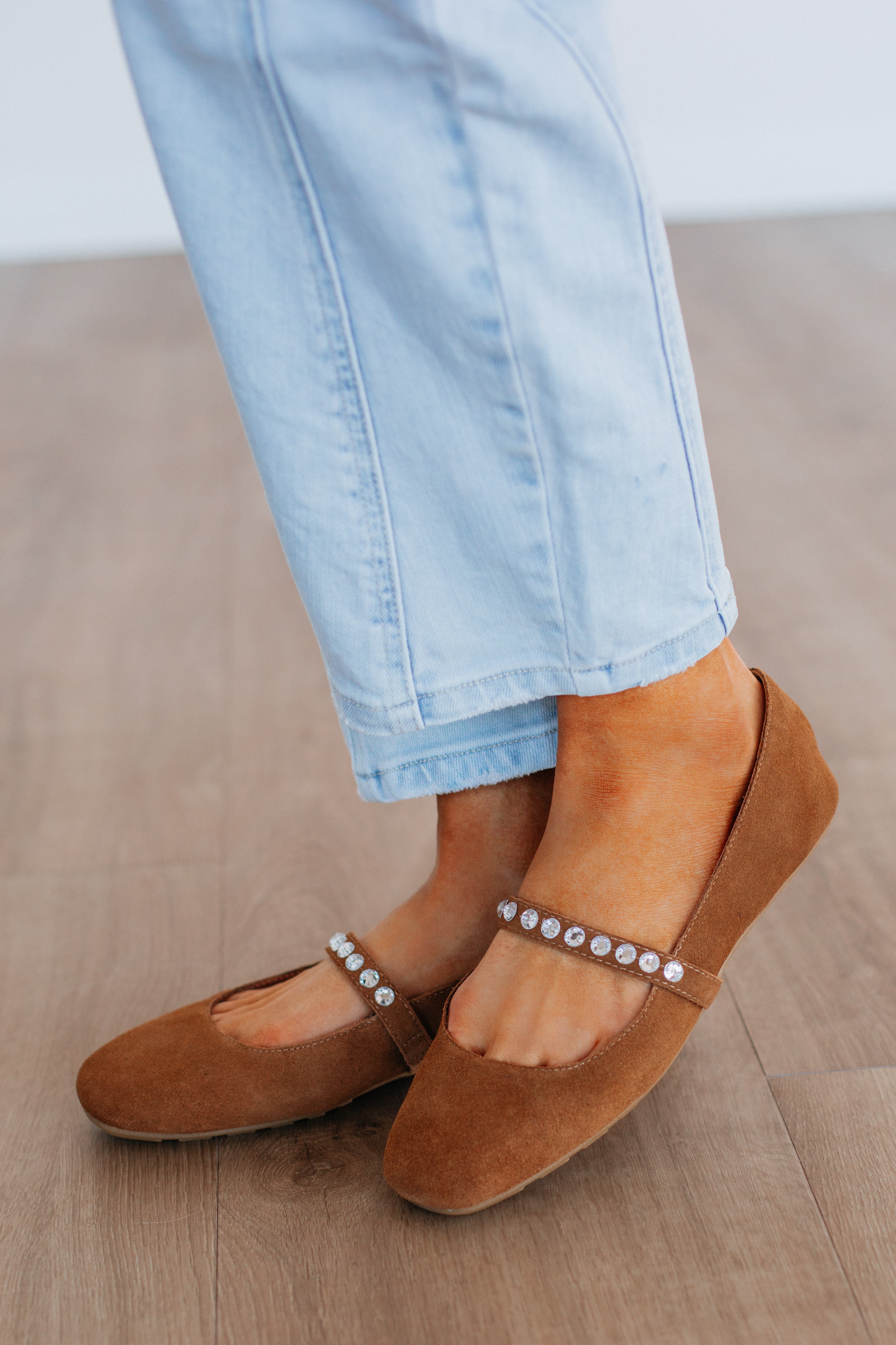 Setting Things Straight Ballet Flats - Comfortable Women's Mocha Color Flat Shoes for Casual Wear, Office & Daily Outfits