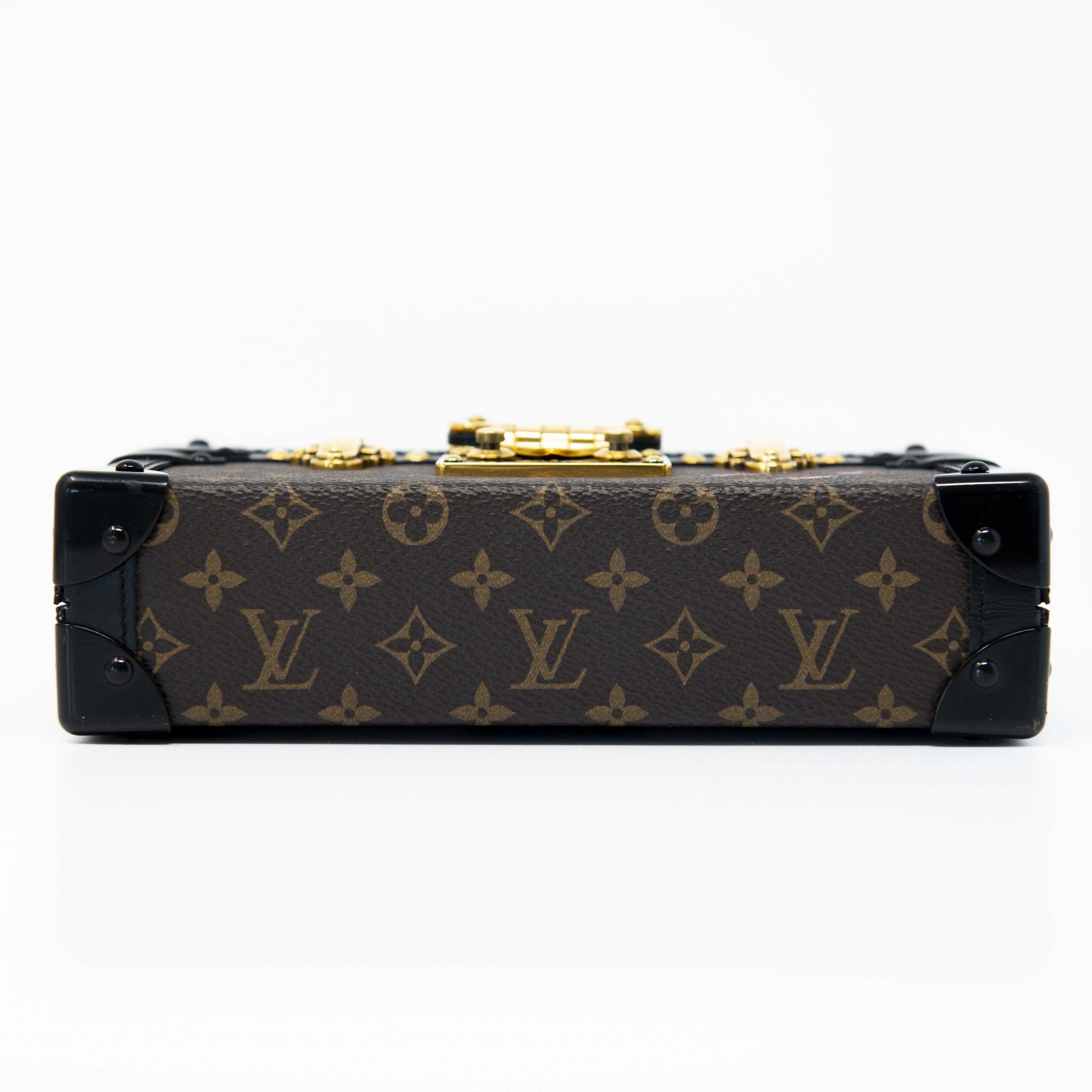 Authentic Louis Vuitton Monogram Petite Malle Crossbody Bag - Luxury Designer Handbag for Women, Perfect for Parties, Date Nights & Travel Accessories