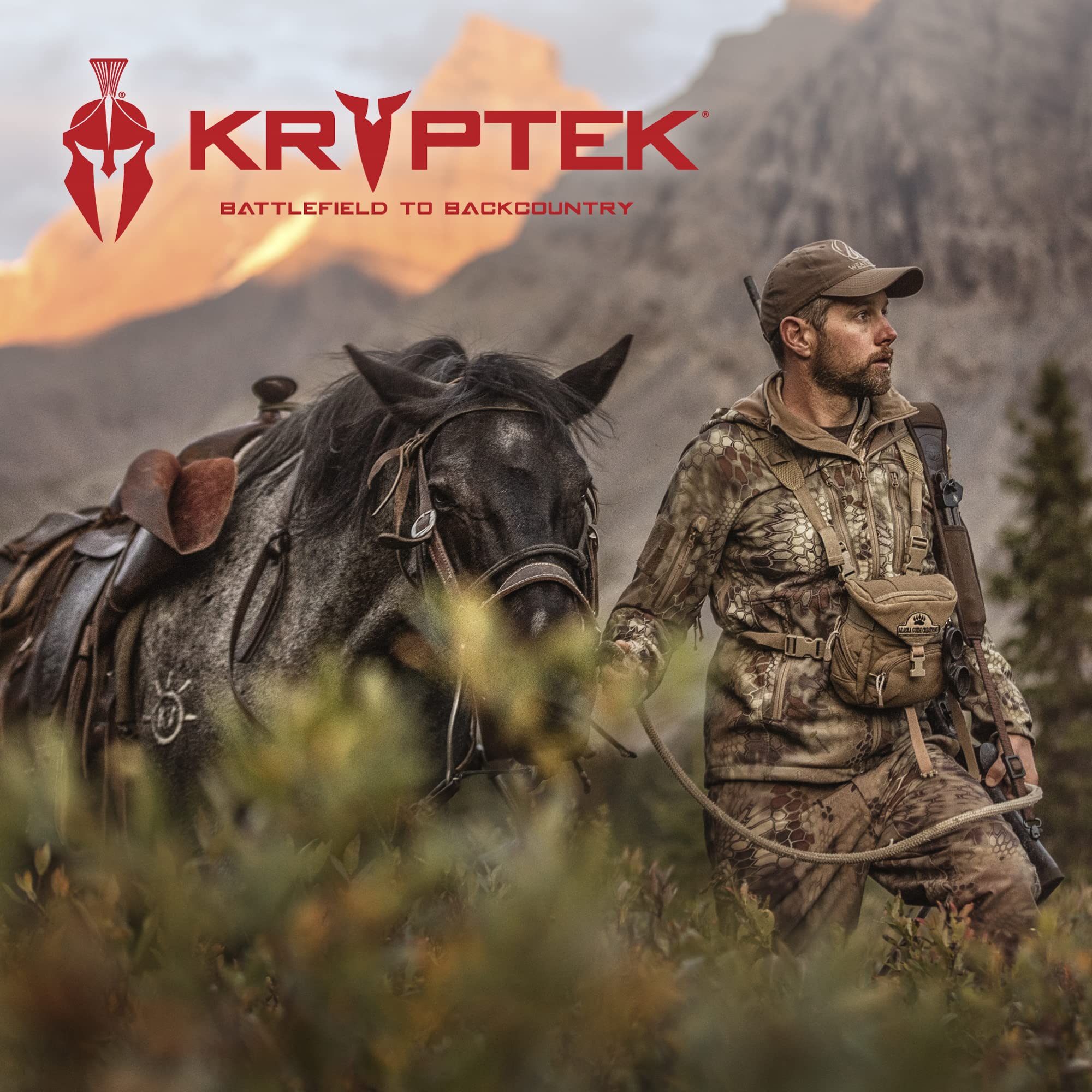 Kryptek Men's Jupiter Waterproof Breathable Camo Pants - Lightweight Packable Hunting Pants for Outdoor Adventures & Tactical Activities